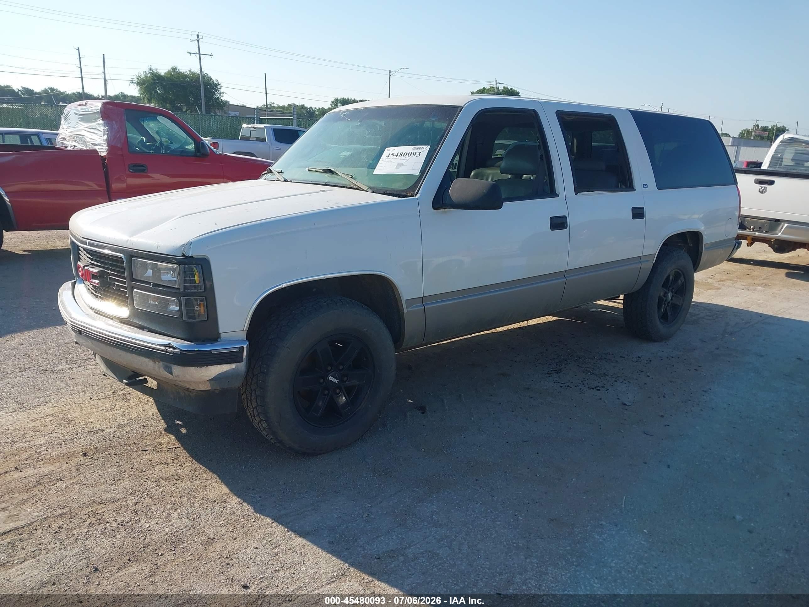 1999 Gmc Suburban Slt Gm Buypower White vin: 1GKFK16R4XJ772946