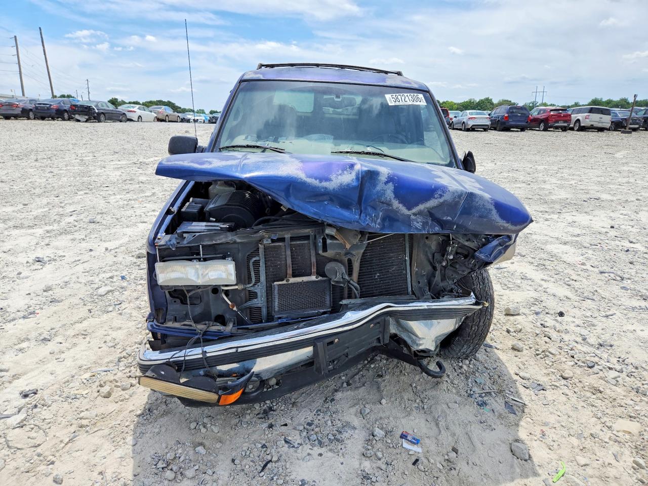 1999 Gmc Suburban K1500 Blue vin: 1GKFK16R4XJ802673