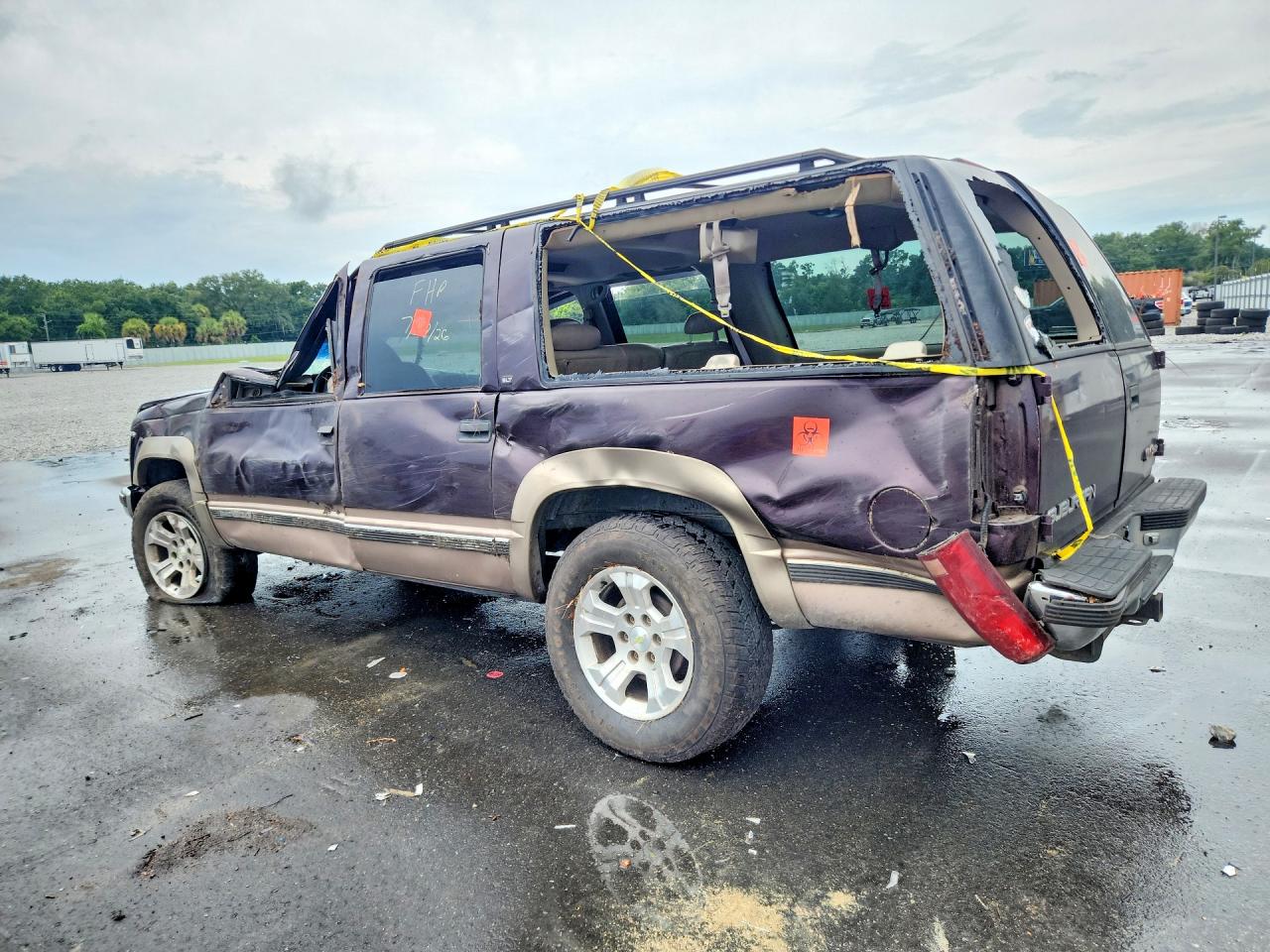 1997 Gmc Suburban K1500 Purple vin: 1GKFK16R6VJ751674