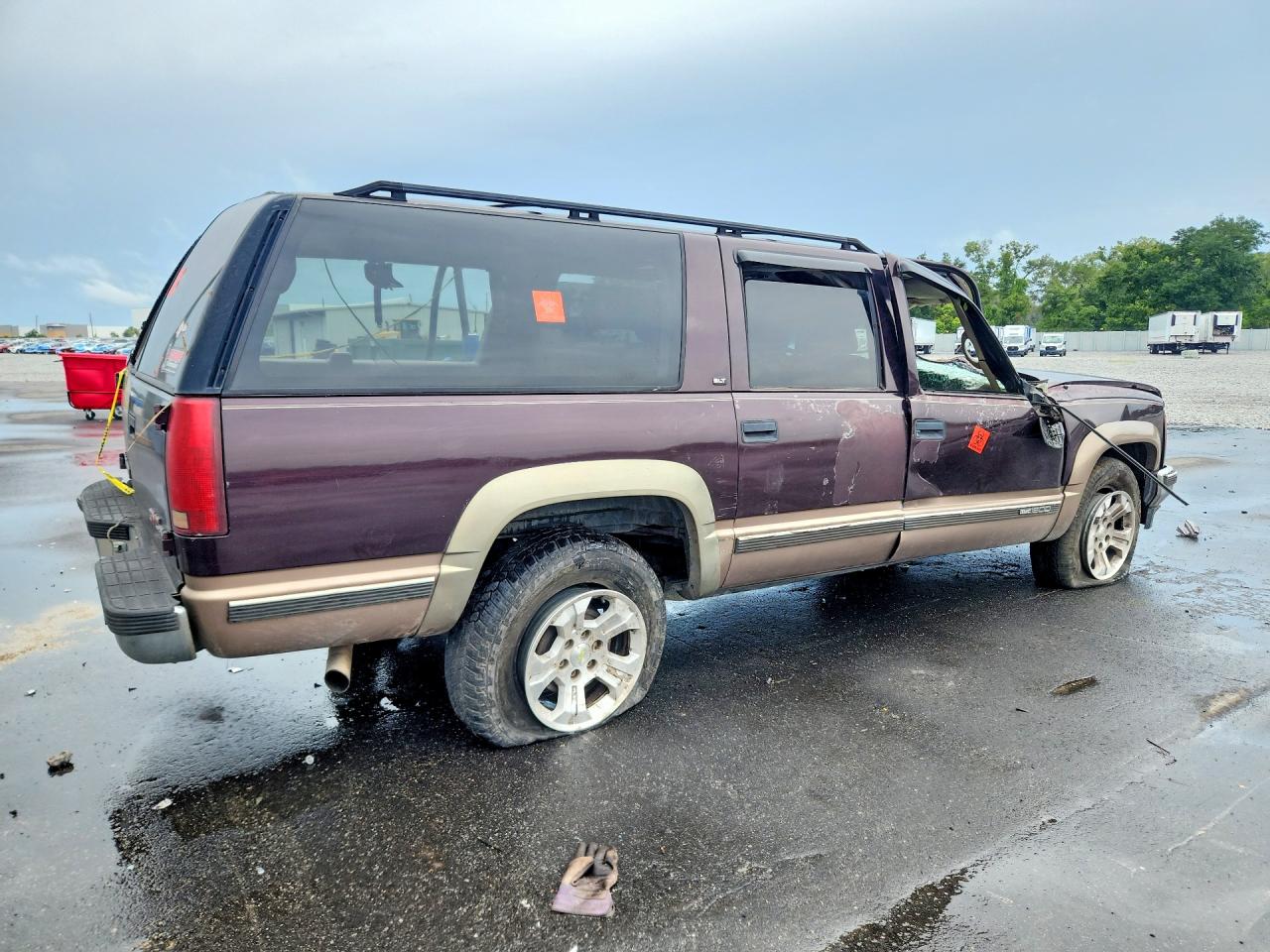 1997 Gmc Suburban K1500 Purple vin: 1GKFK16R6VJ751674