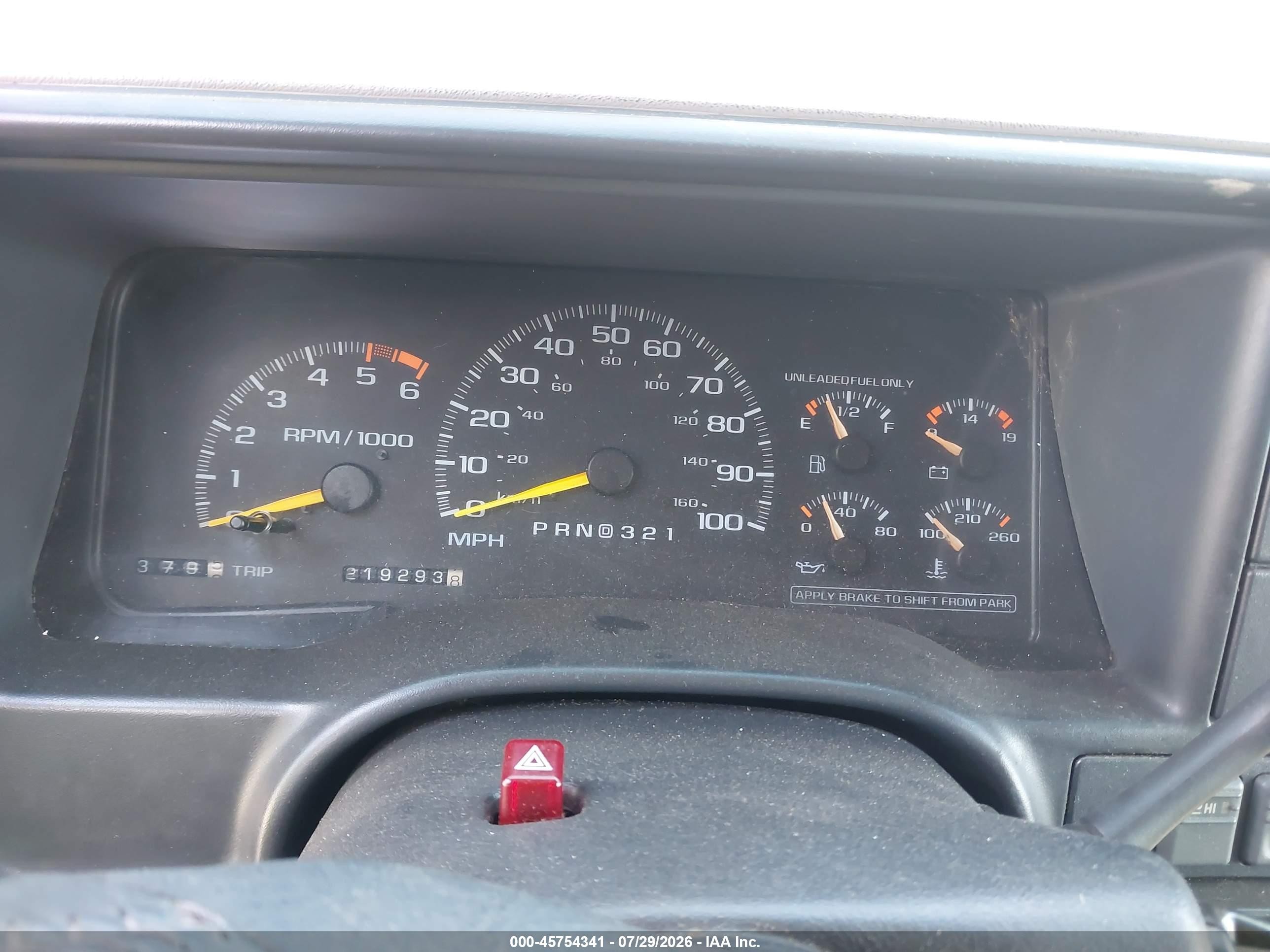 1996 Gmc Suburban K1500 Purple vin: 1GKFK16R9TJ755747