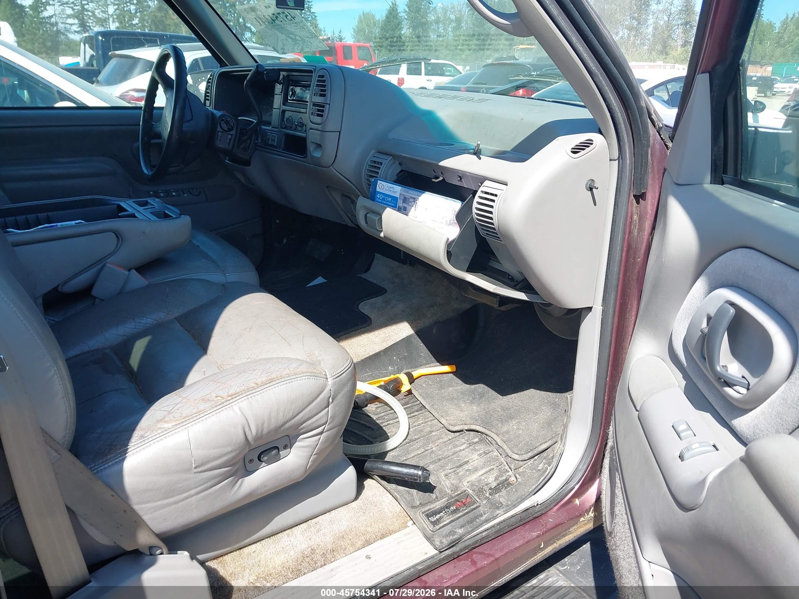 1996 Gmc Suburban K1500 Purple vin: 1GKFK16R9TJ755747