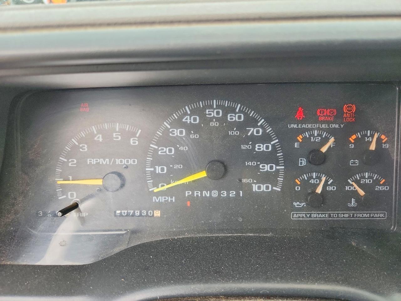 1998 Gmc Suburban K1500 Желто-коричневый vin: 1GKFK16R9WJ706035