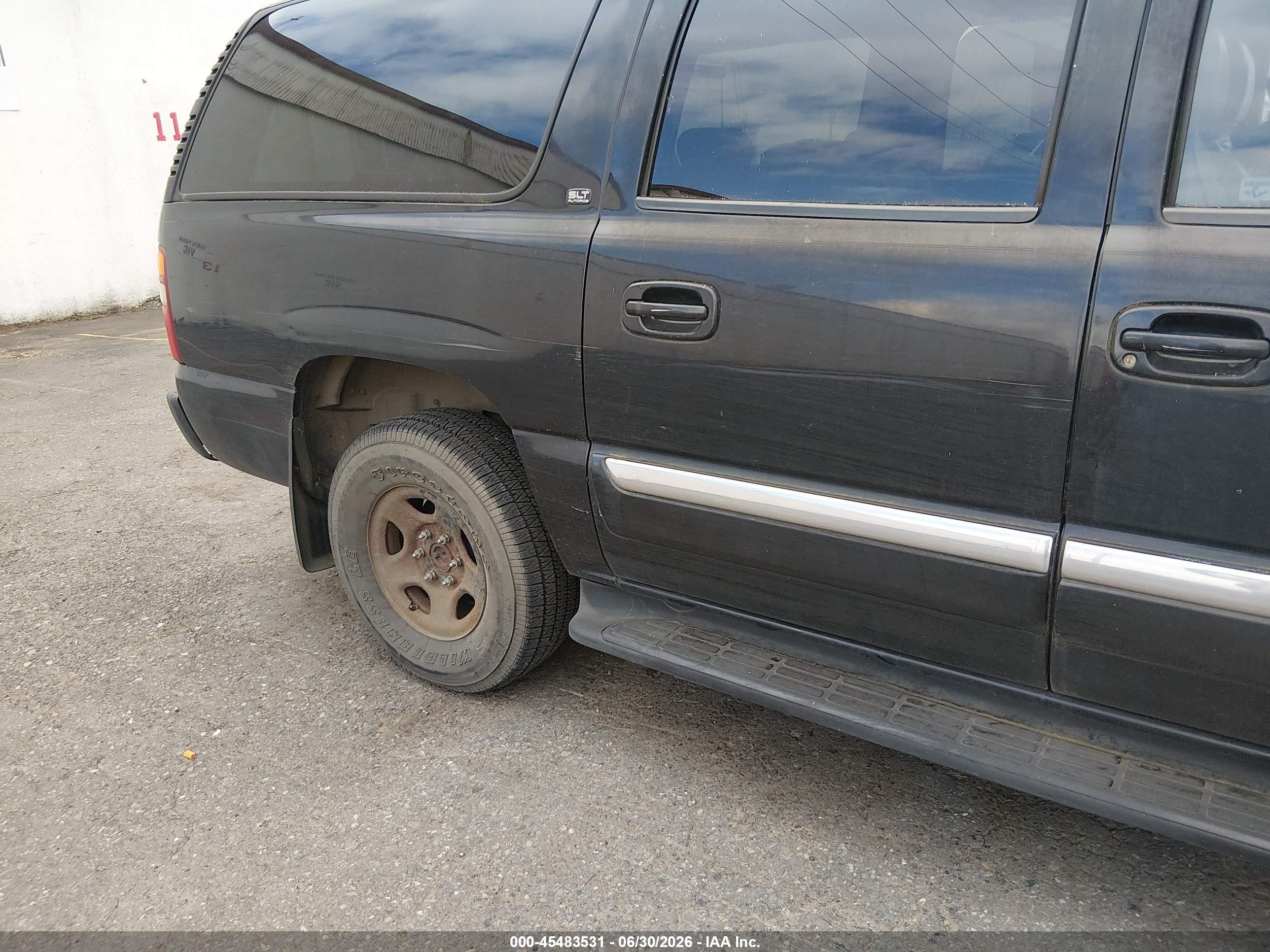2003 Gmc Yukon Xl 1500 Slt Black vin: 1GKFK16T13R149887