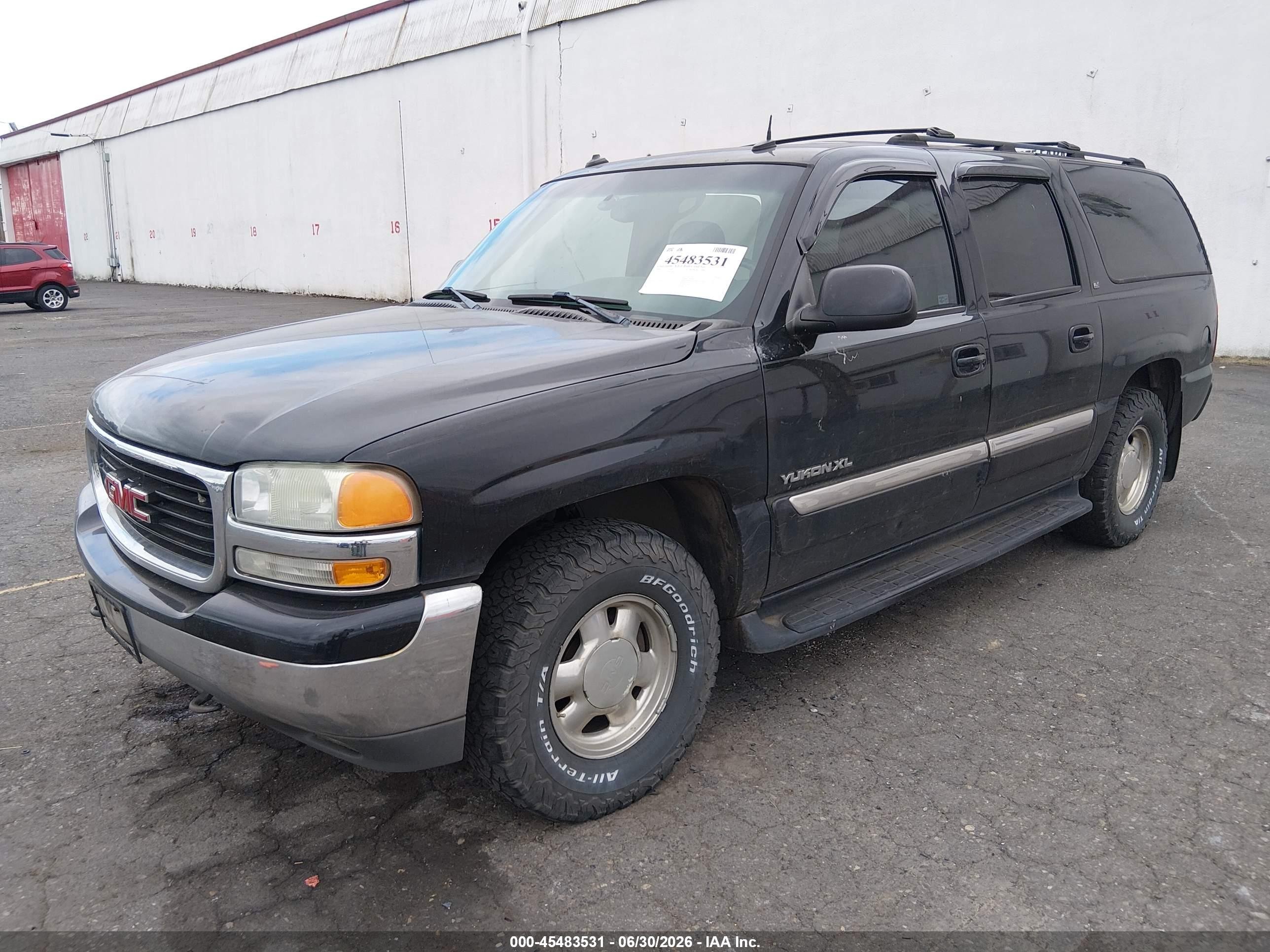 2003 Gmc Yukon Xl 1500 Slt Black vin: 1GKFK16T13R149887