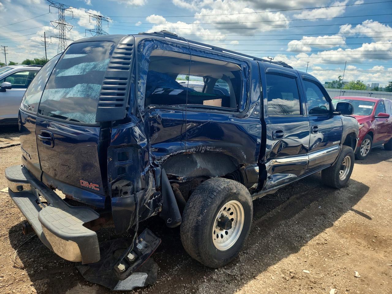 2001 Gmc Yukon Xl K1500 Blue vin: 1GKFK16T41J201329
