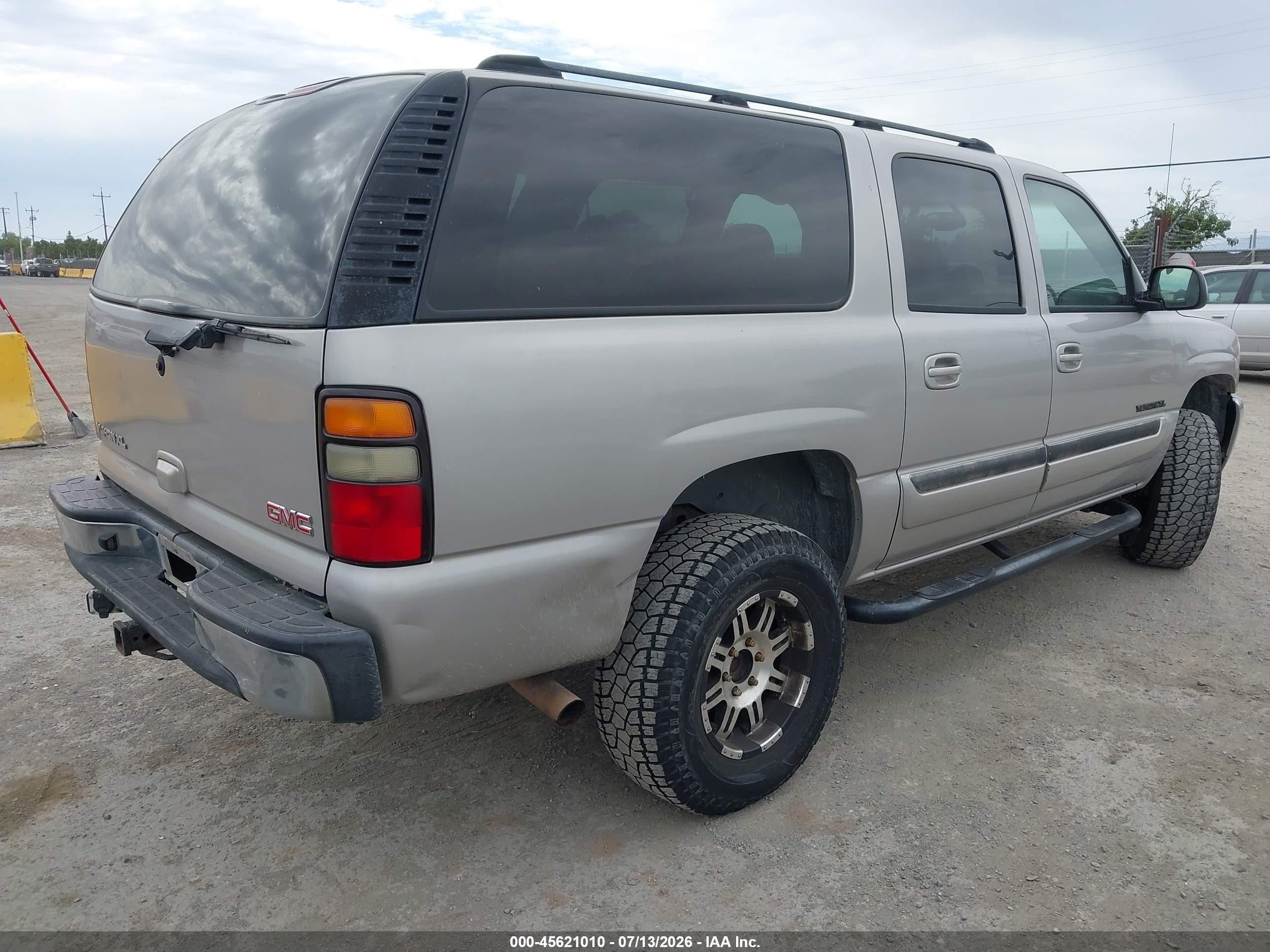 2004 Gmc Yukon Xl 1500 Sle Gray vin: 1GKFK16T74J138036