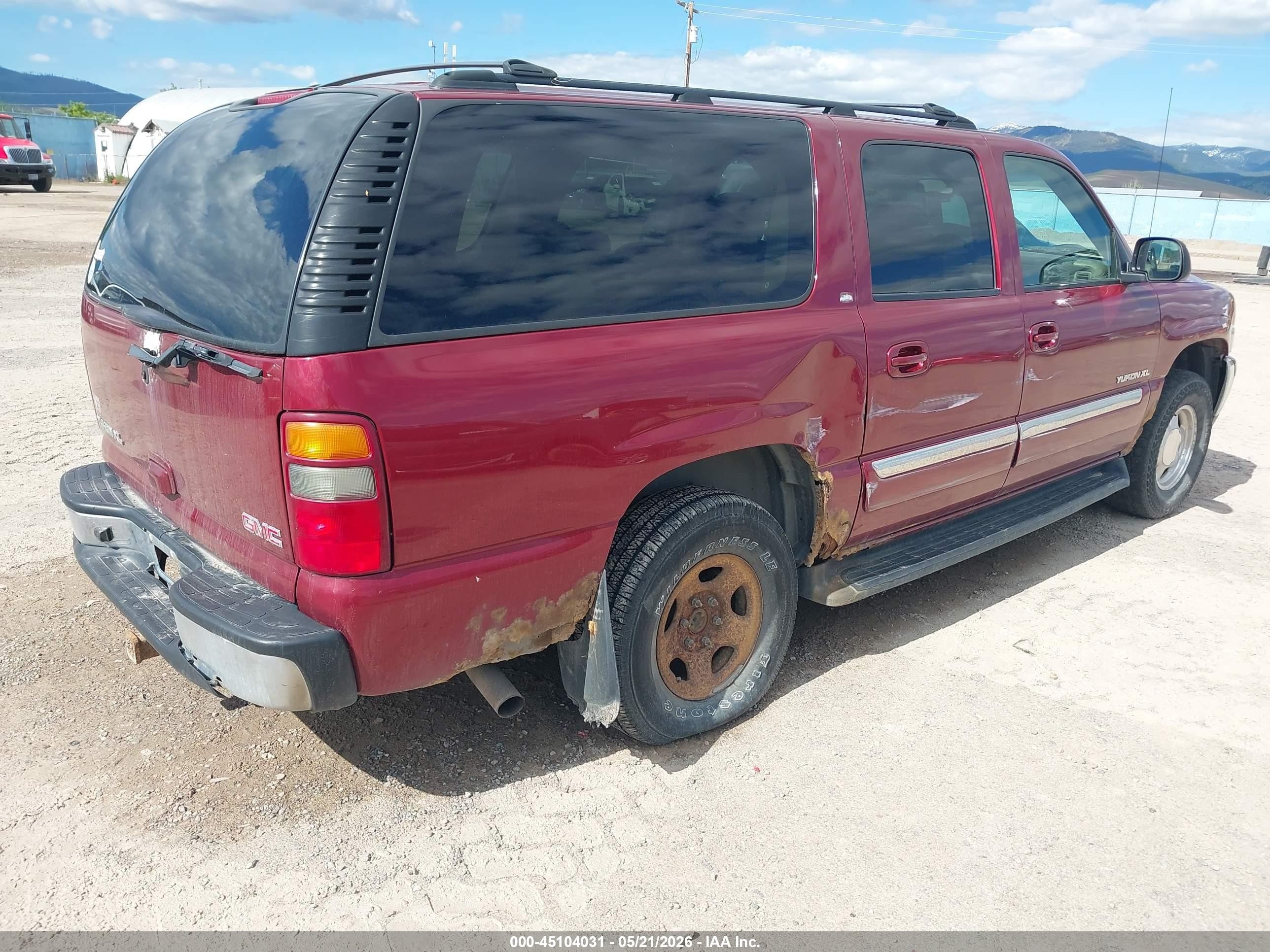 2003 Gmc Yukon Xl 1500 Slt Красный vin: 1GKFK16Z23J268924