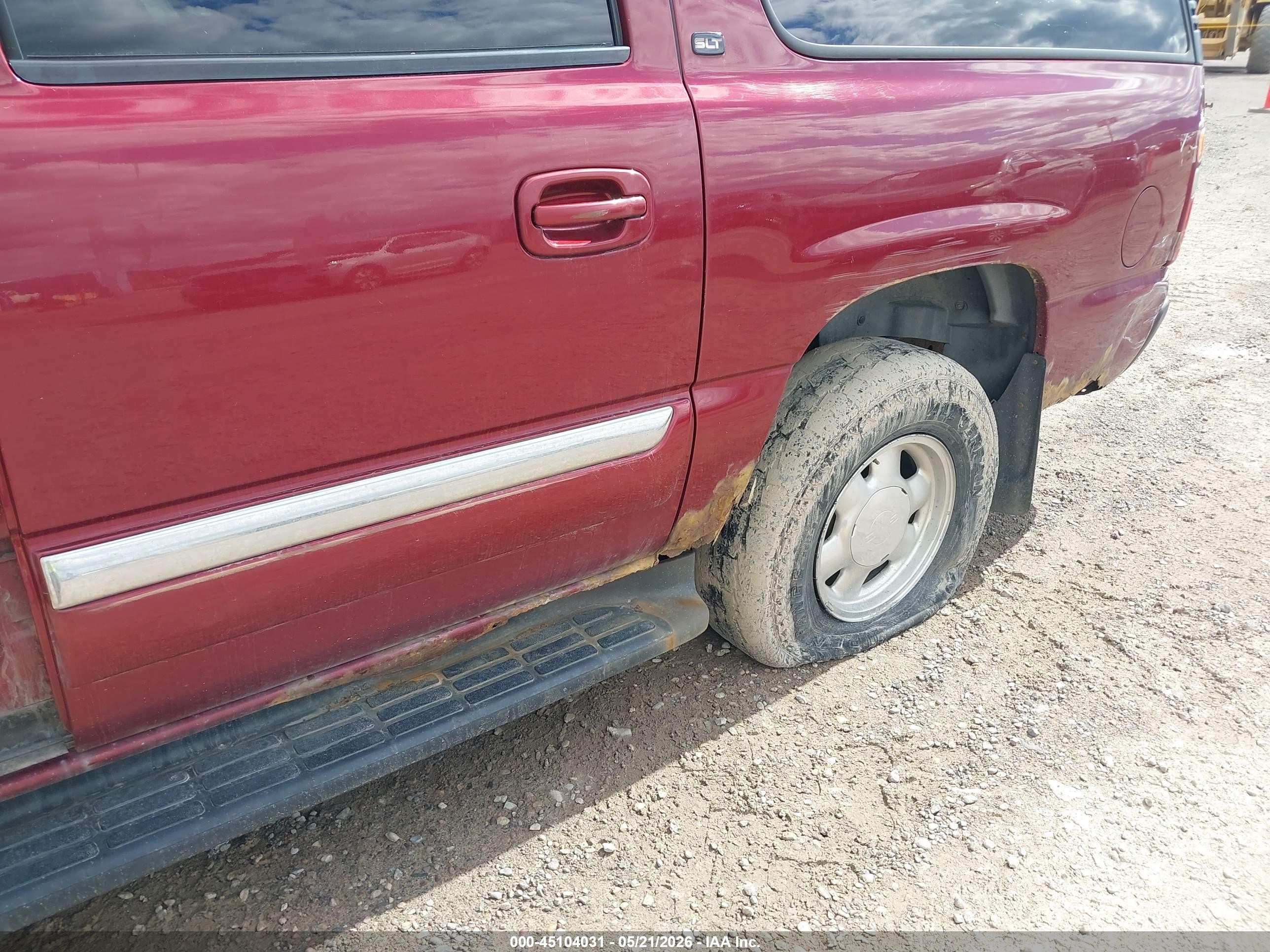 2003 Gmc Yukon Xl 1500 Slt Красный vin: 1GKFK16Z23J268924