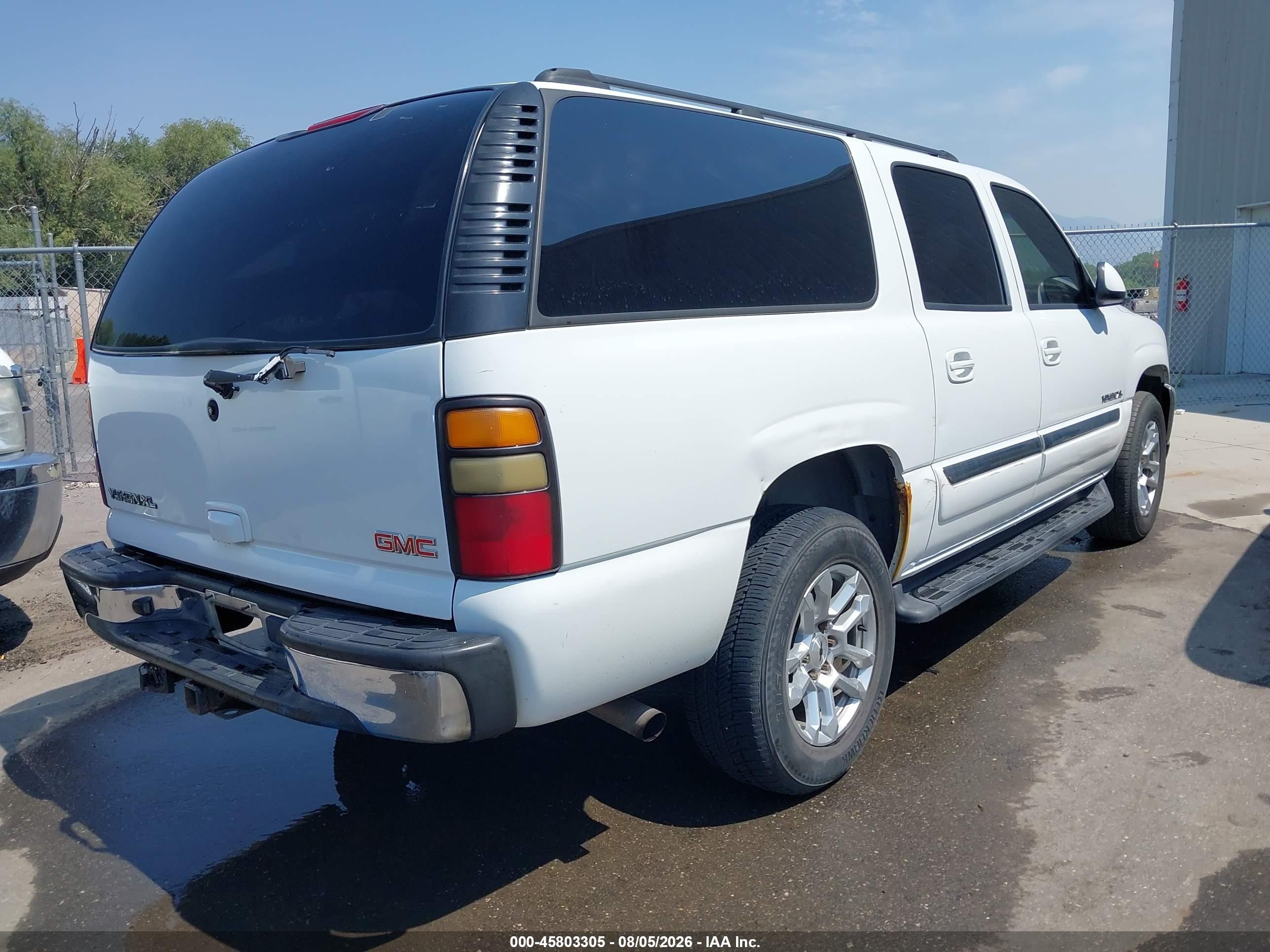 2005 Gmc Yukon Xl 1500 Slt White vin: 1GKFK16Z45J100186