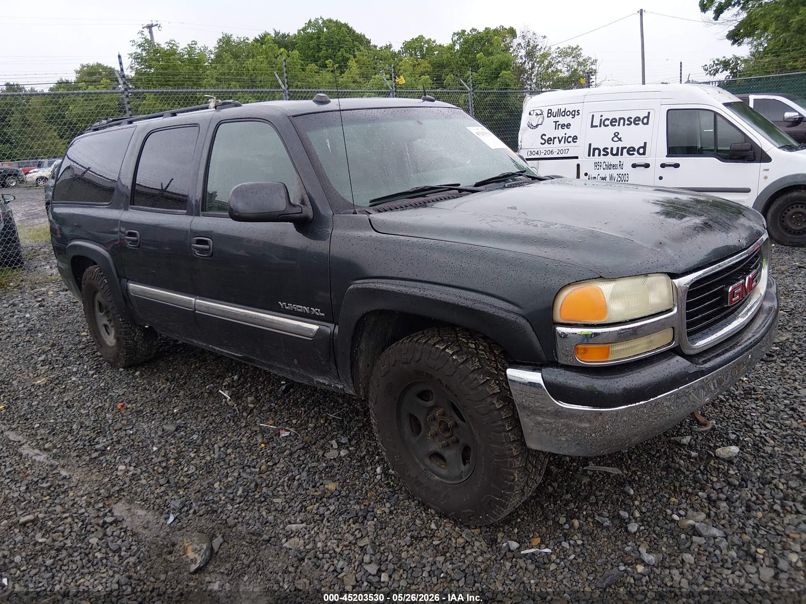 2004 Gmc Yukon Xl 1500 Slt Black vin: 1GKFK16Z84J280609