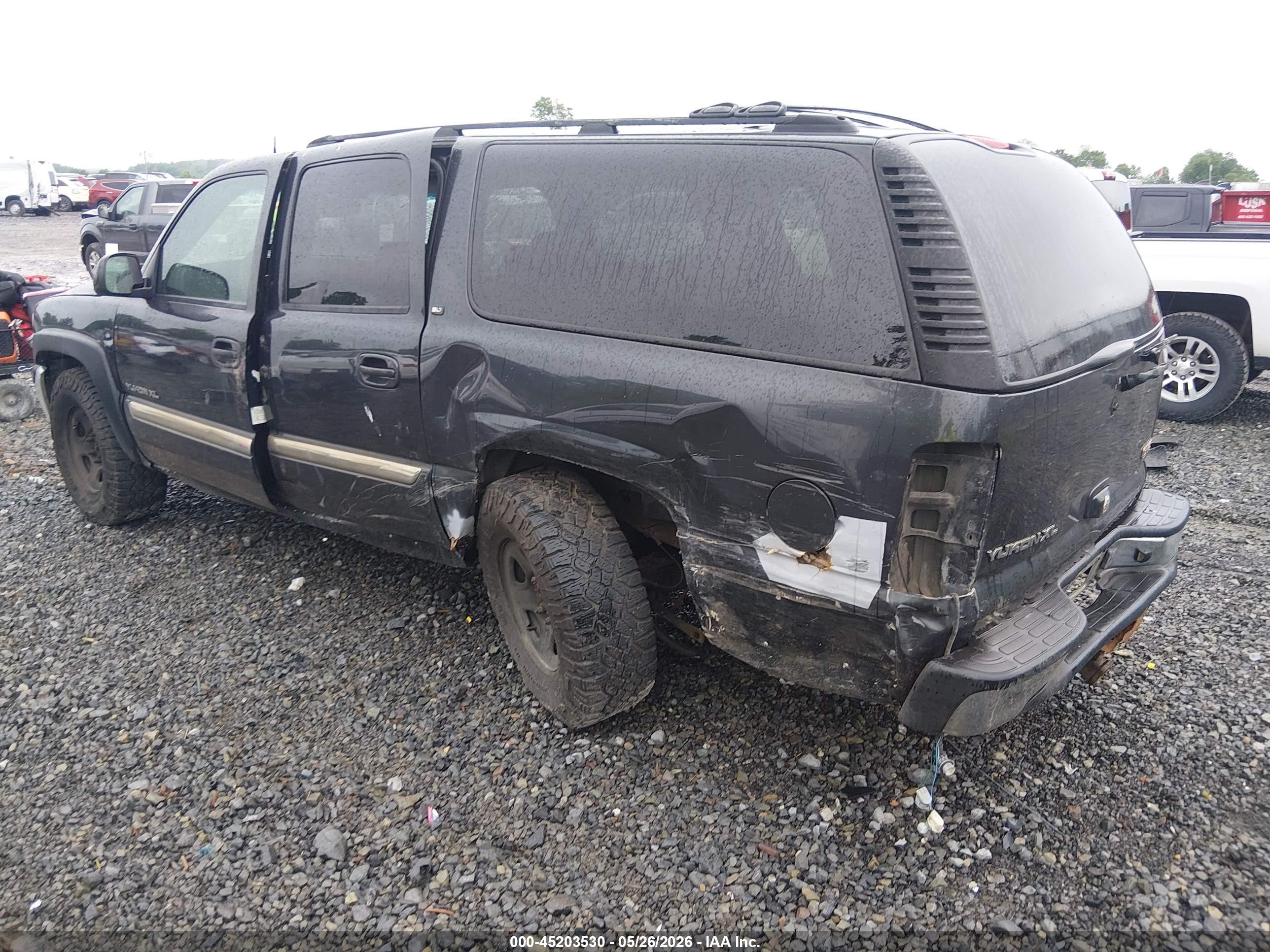 2004 Gmc Yukon Xl 1500 Slt Black vin: 1GKFK16Z84J280609