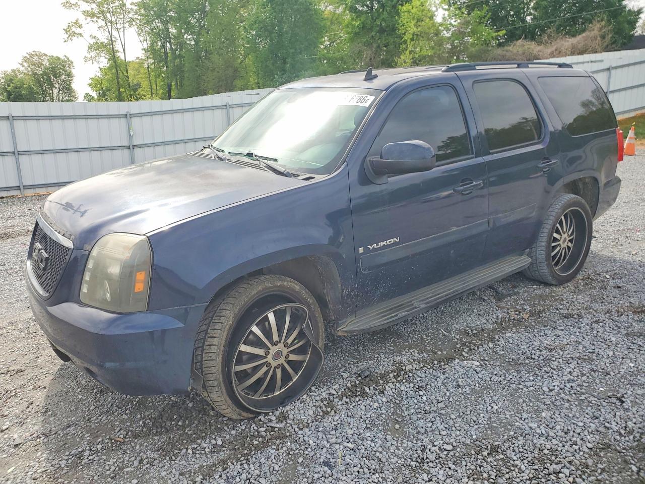 2009 Gmc Yukon Sle Blue vin: 1GKFK23009R220120