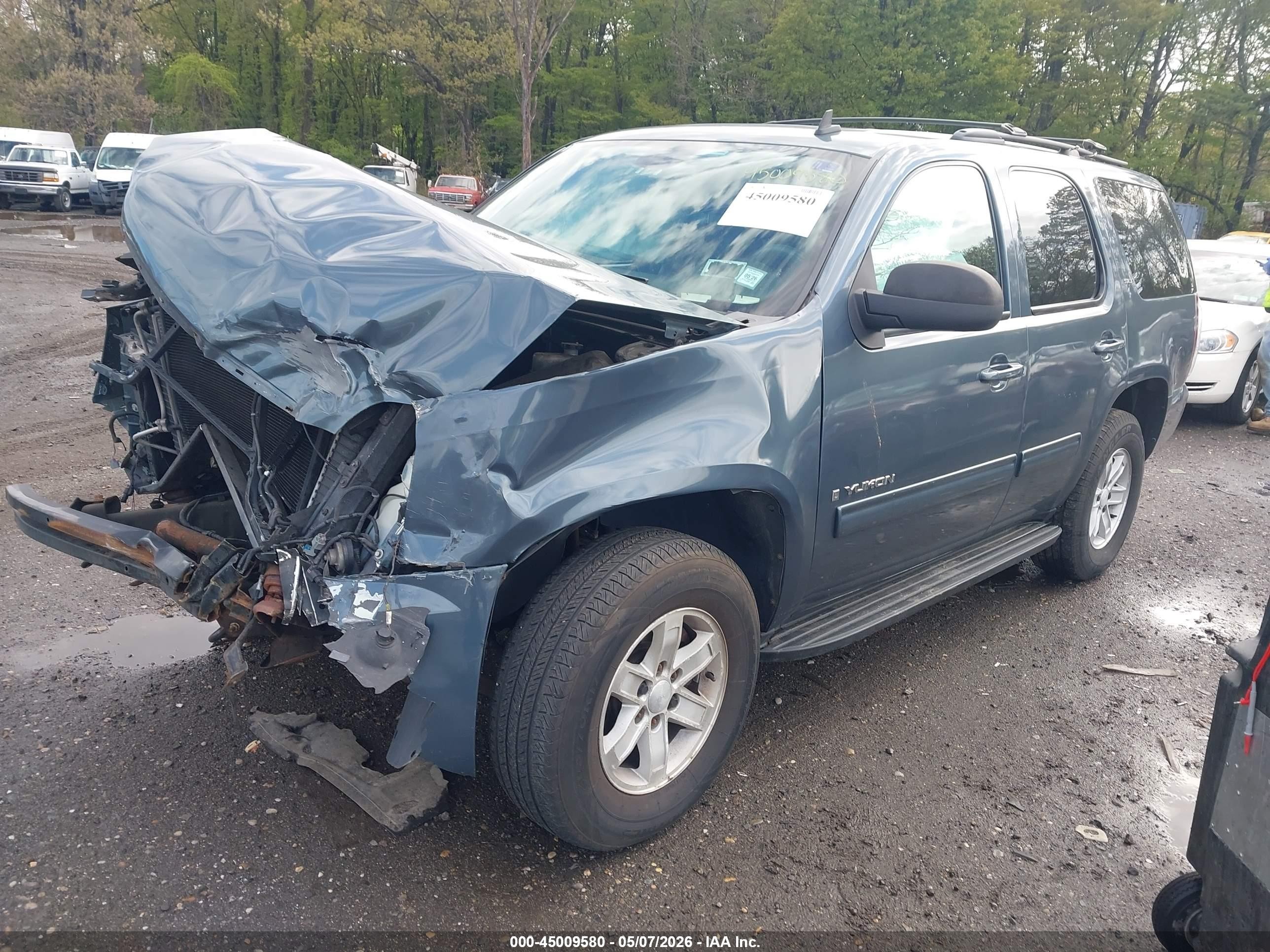 2009 Gmc Yukon Slt2 Blue vin: 1GKFK33009R272904
