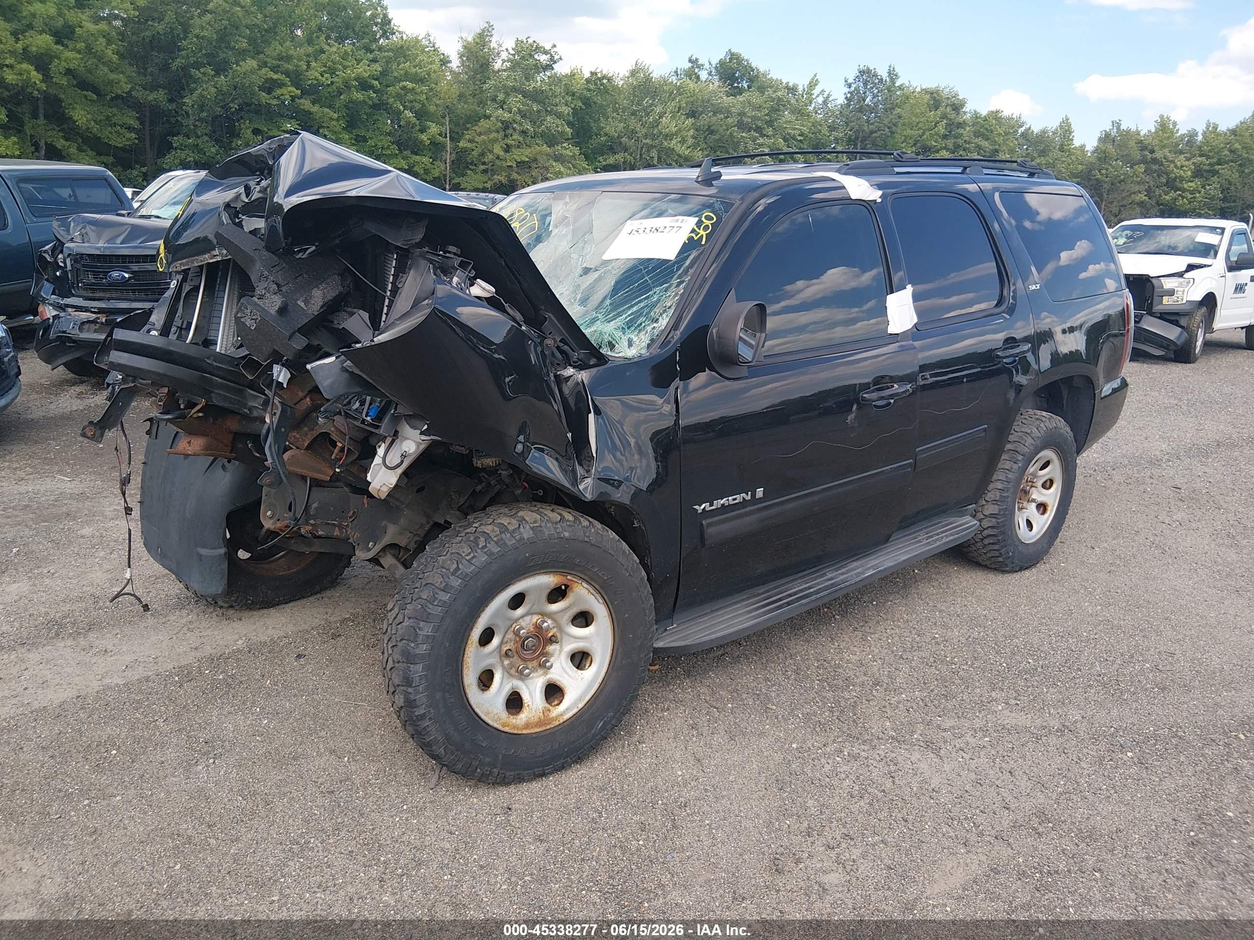 2009 Gmc Yukon Slt W/4sa Black vin: 1GKFK33049R255068
