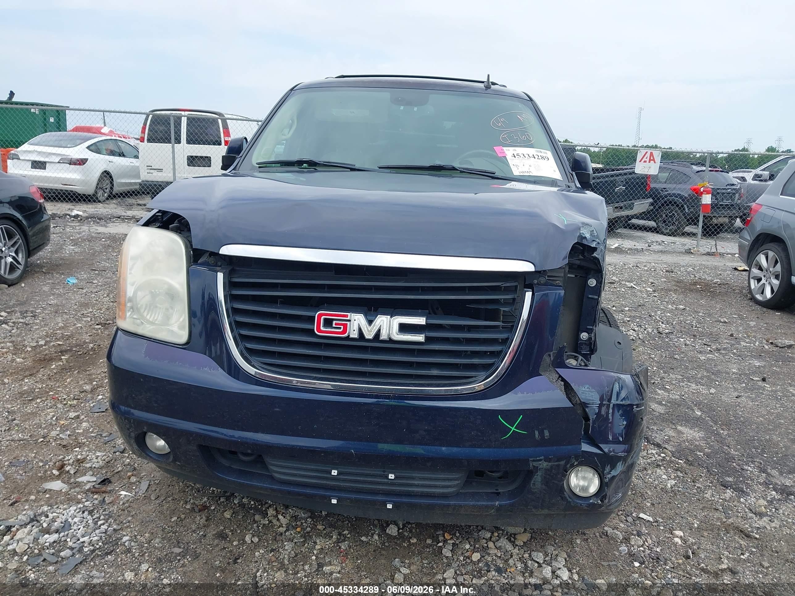 2009 Gmc Yukon Slt2 Blue vin: 1GKFK33069R192460