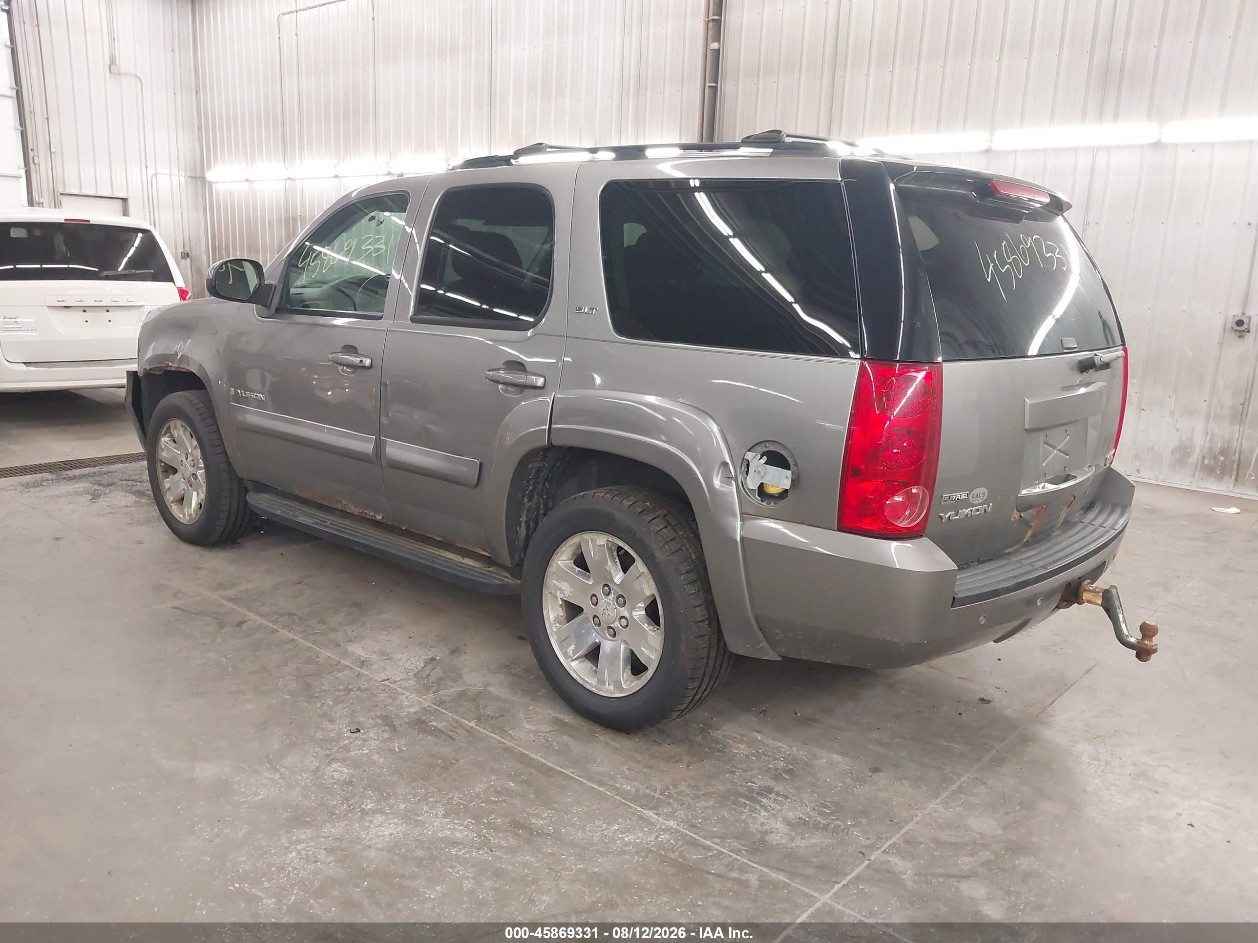 2009 Gmc Yukon Slt W/4sa Gray vin: 1GKFK33069R193205