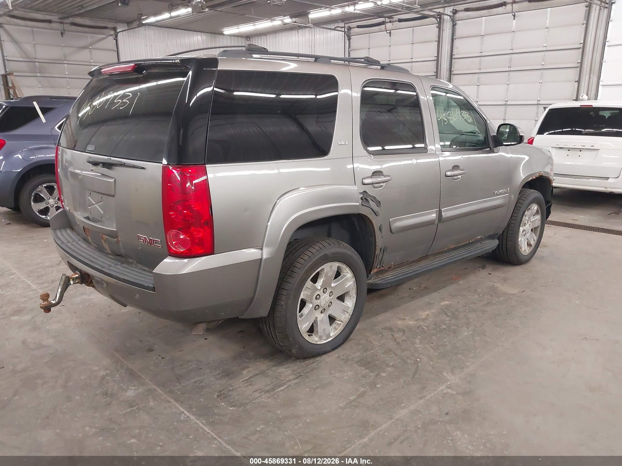 2009 Gmc Yukon Slt W/4sa Gray vin: 1GKFK33069R193205
