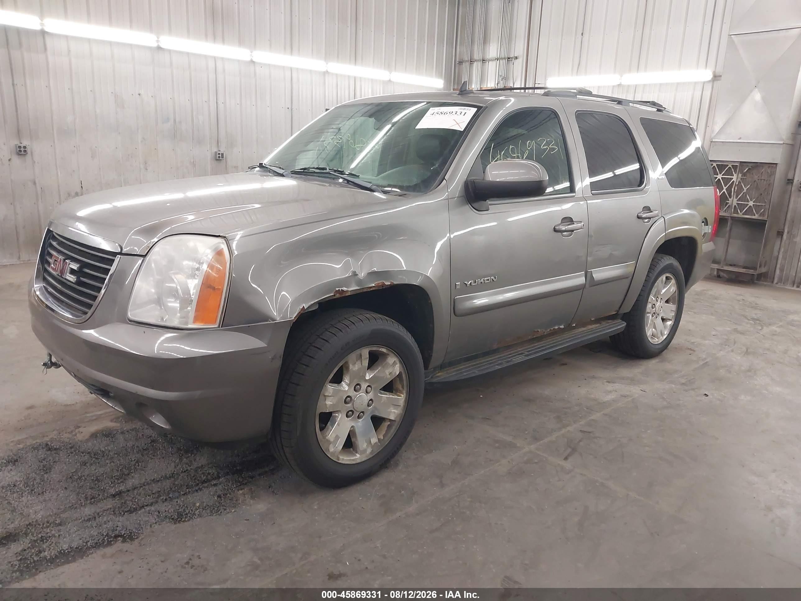 2009 Gmc Yukon Slt W/4sa Gray vin: 1GKFK33069R193205