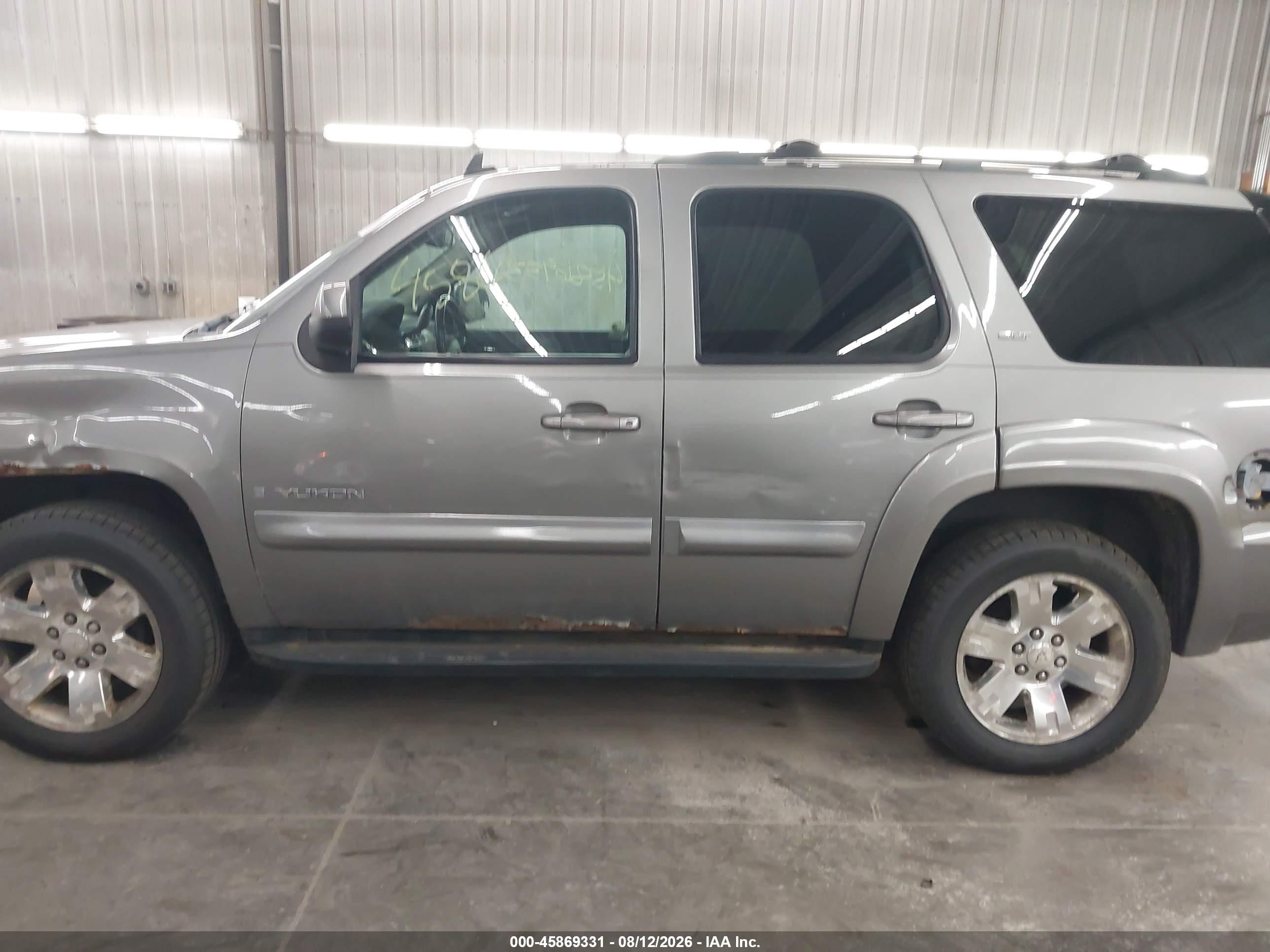 2009 Gmc Yukon Slt W/4sa Gray vin: 1GKFK33069R193205