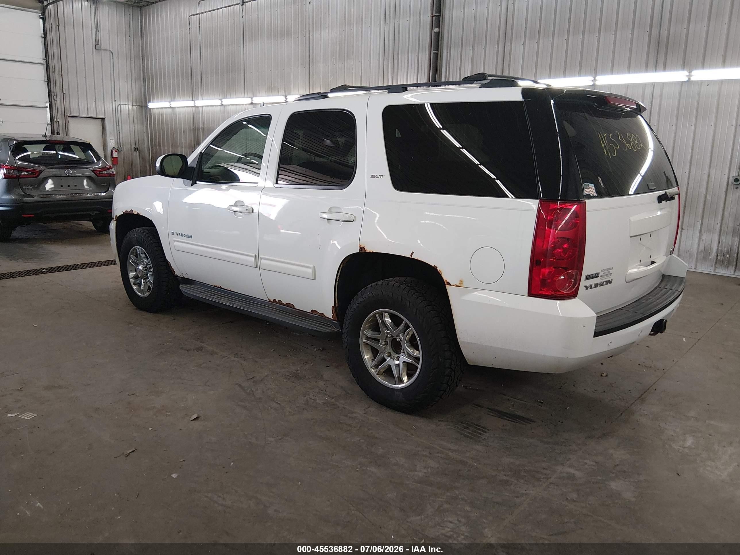 2009 Gmc Yukon Slt W/4sb White vin: 1GKFK33069R246517