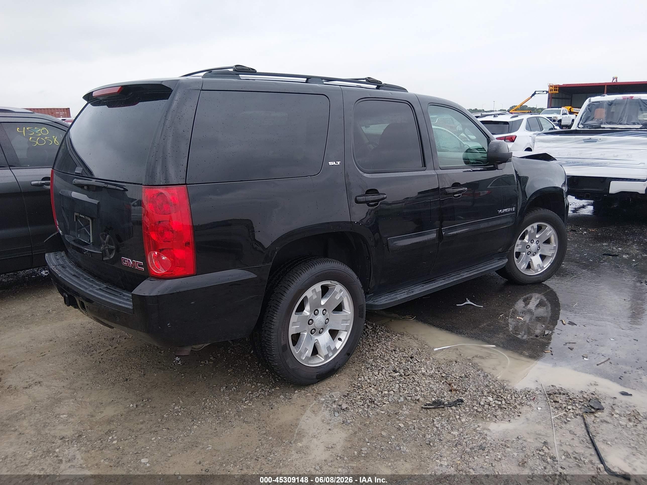 2009 Gmc Yukon Slt2 Black vin: 1GKFK33079R181158