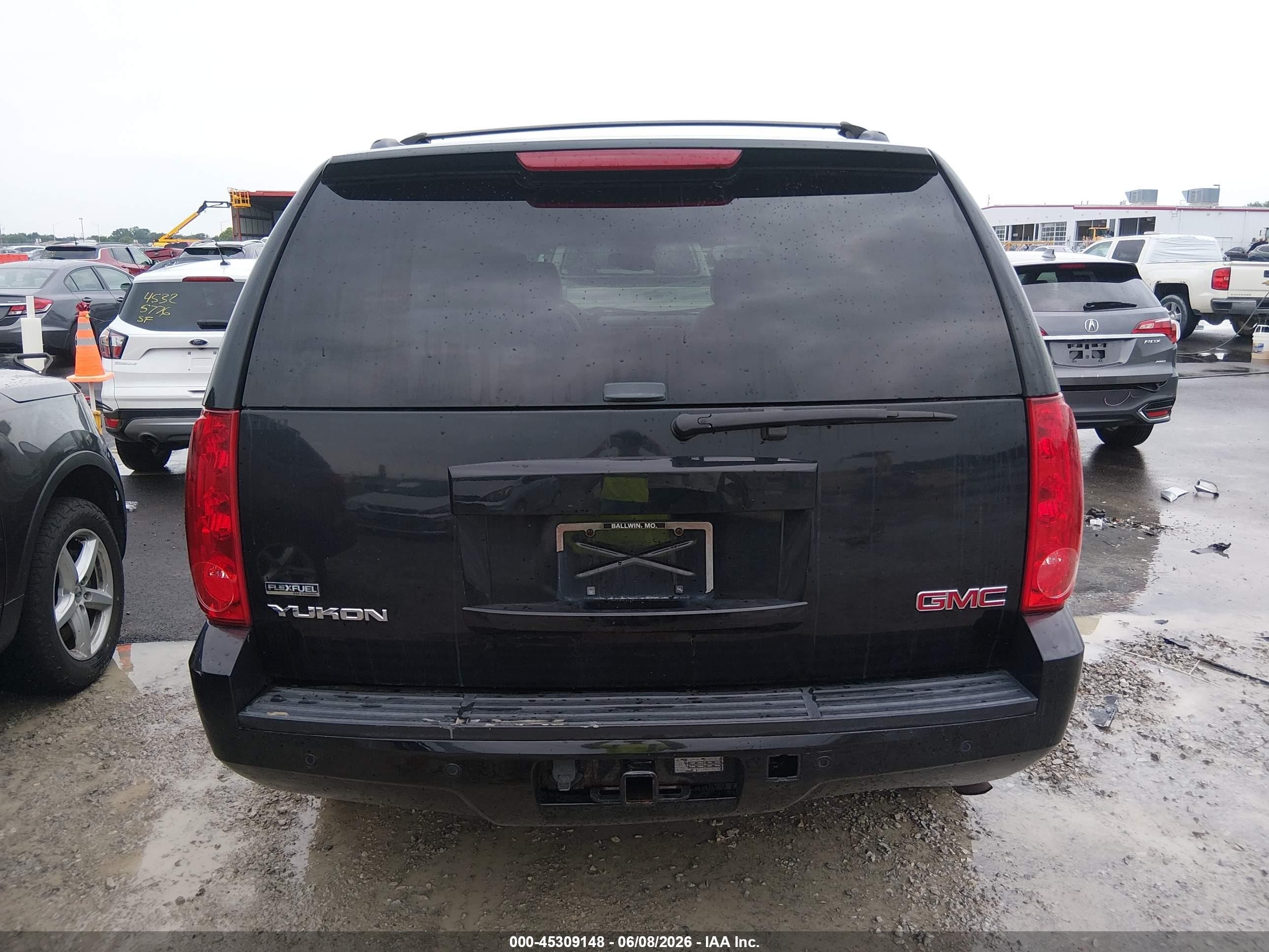 2009 Gmc Yukon Slt2 Black vin: 1GKFK33079R181158