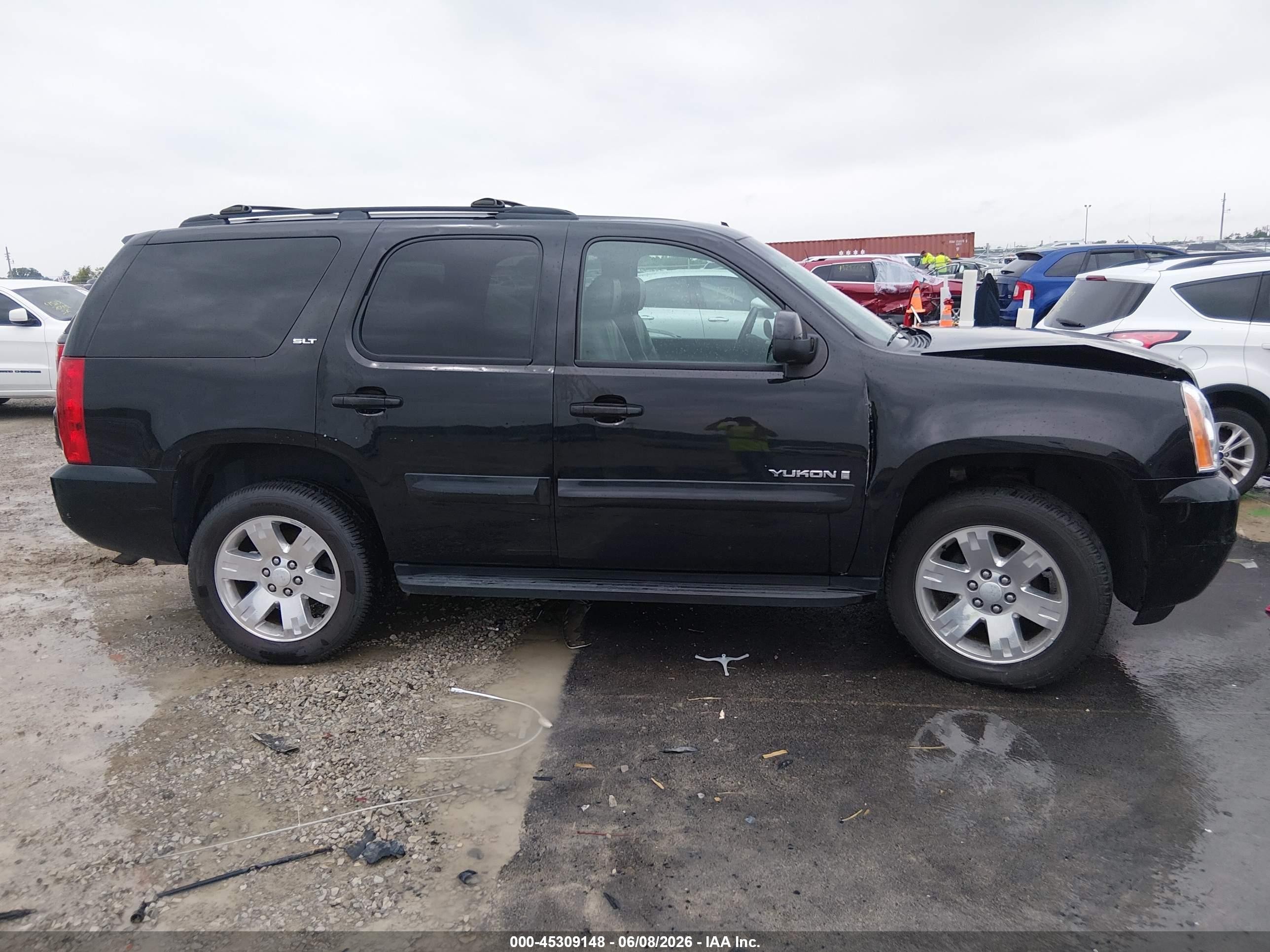 2009 Gmc Yukon Slt2 Black vin: 1GKFK33079R181158