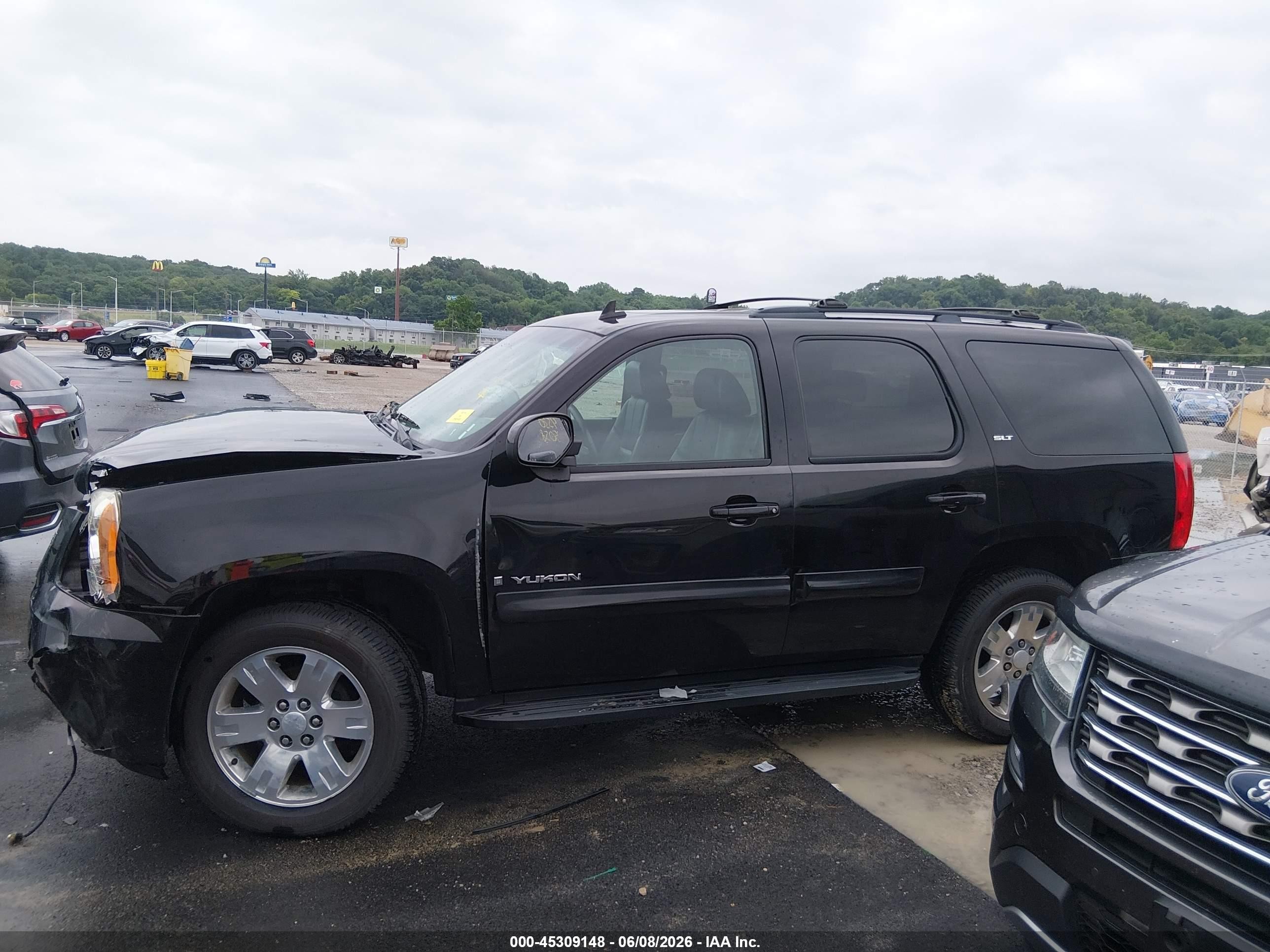 2009 Gmc Yukon Slt2 Black vin: 1GKFK33079R181158