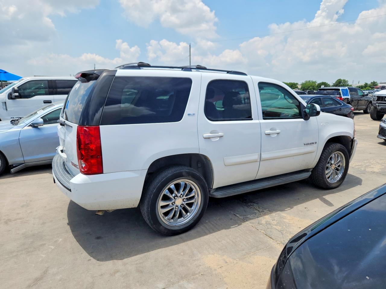 2009 Gmc Yukon Slt White vin: 1GKFK33089R163445