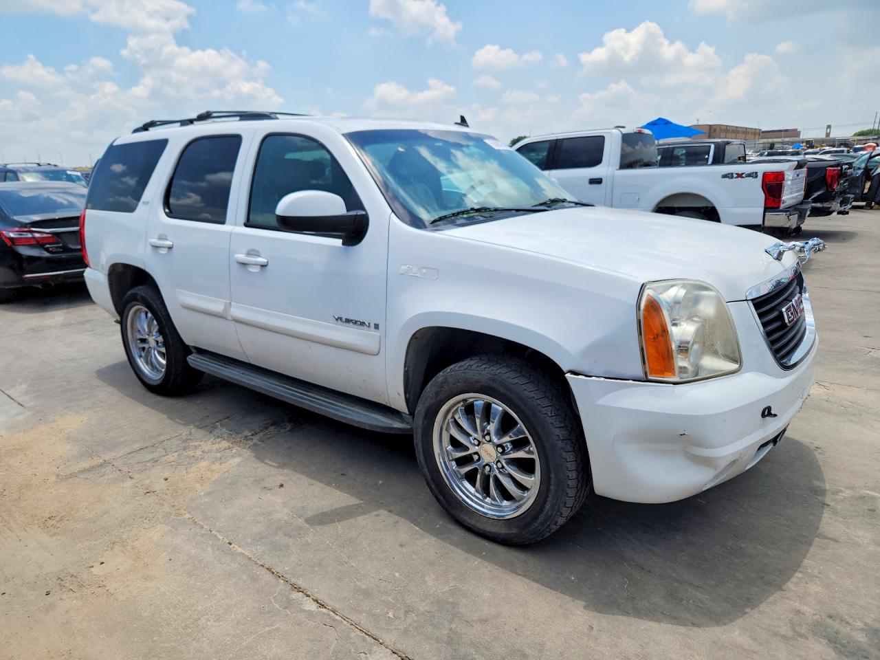 2009 Gmc Yukon Slt White vin: 1GKFK33089R163445