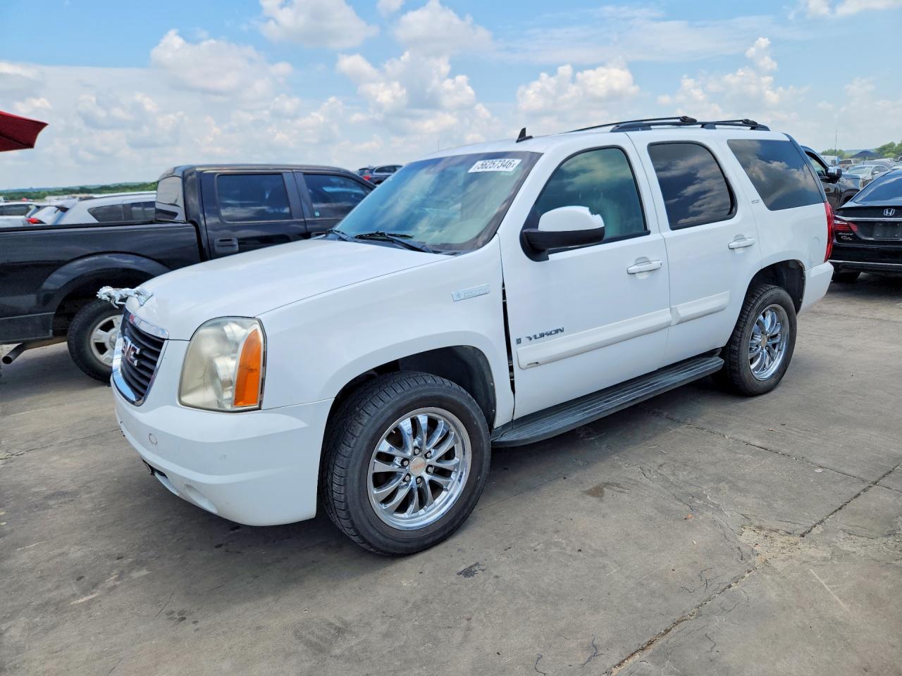 2009 Gmc Yukon Slt White vin: 1GKFK33089R163445