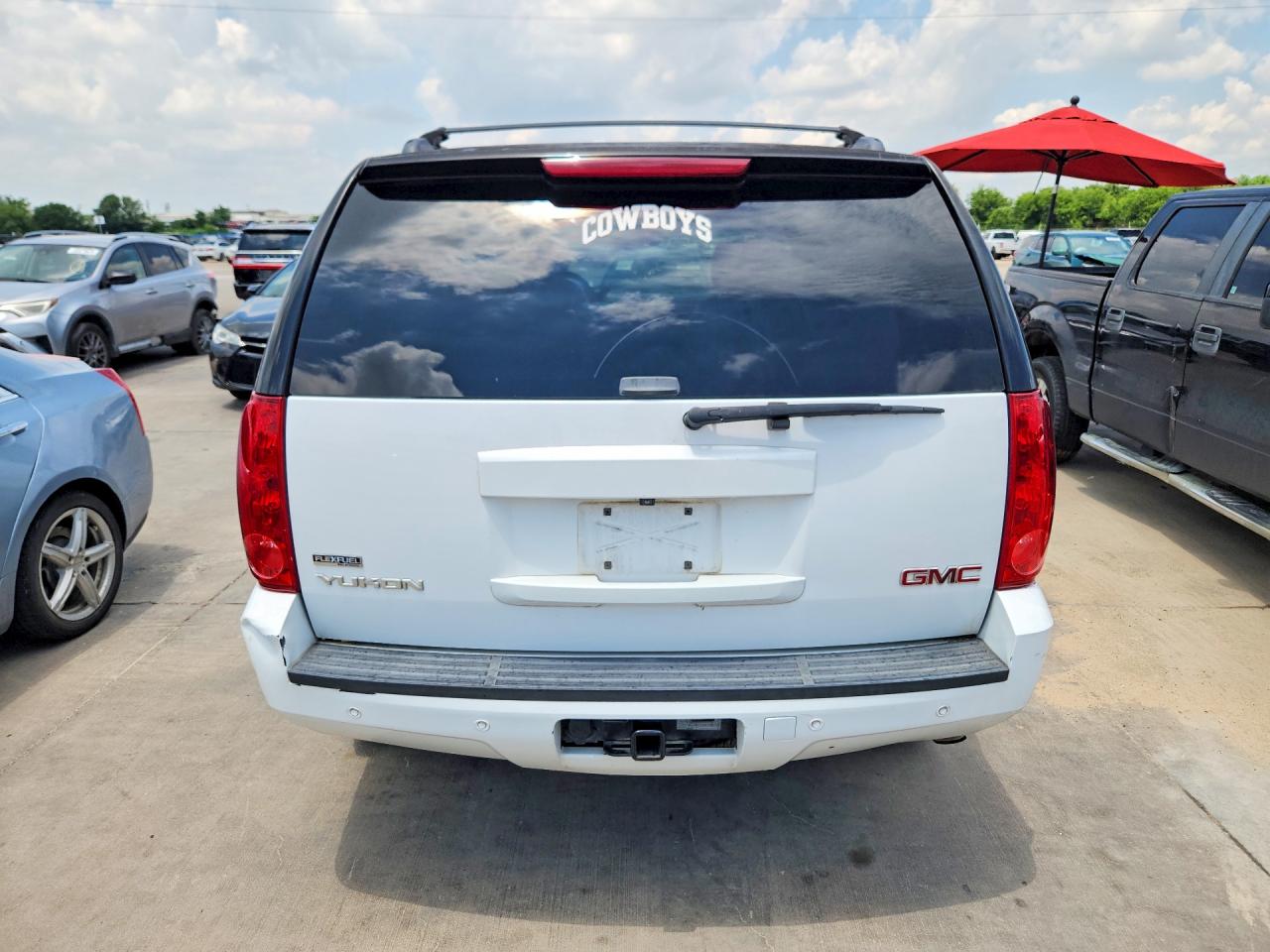 2009 Gmc Yukon Slt White vin: 1GKFK33089R163445