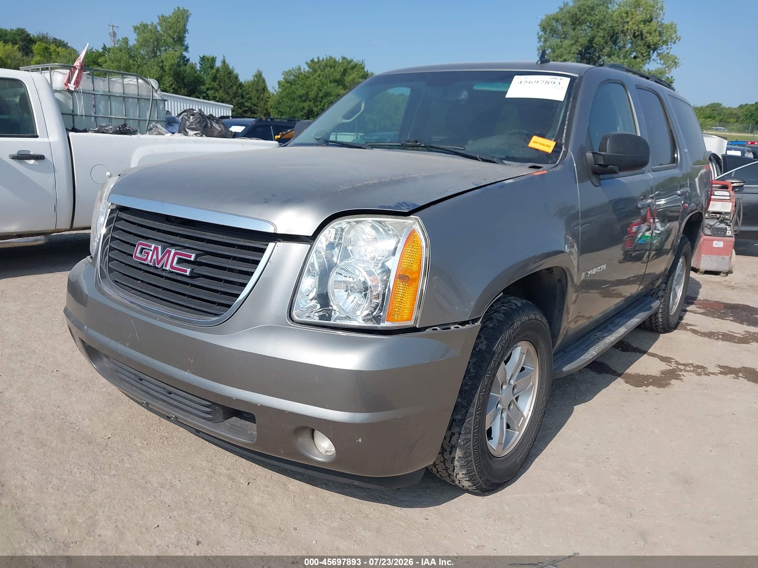 2009 Gmc Yukon Slt W/4sb Gray vin: 1GKFK330X9R244530