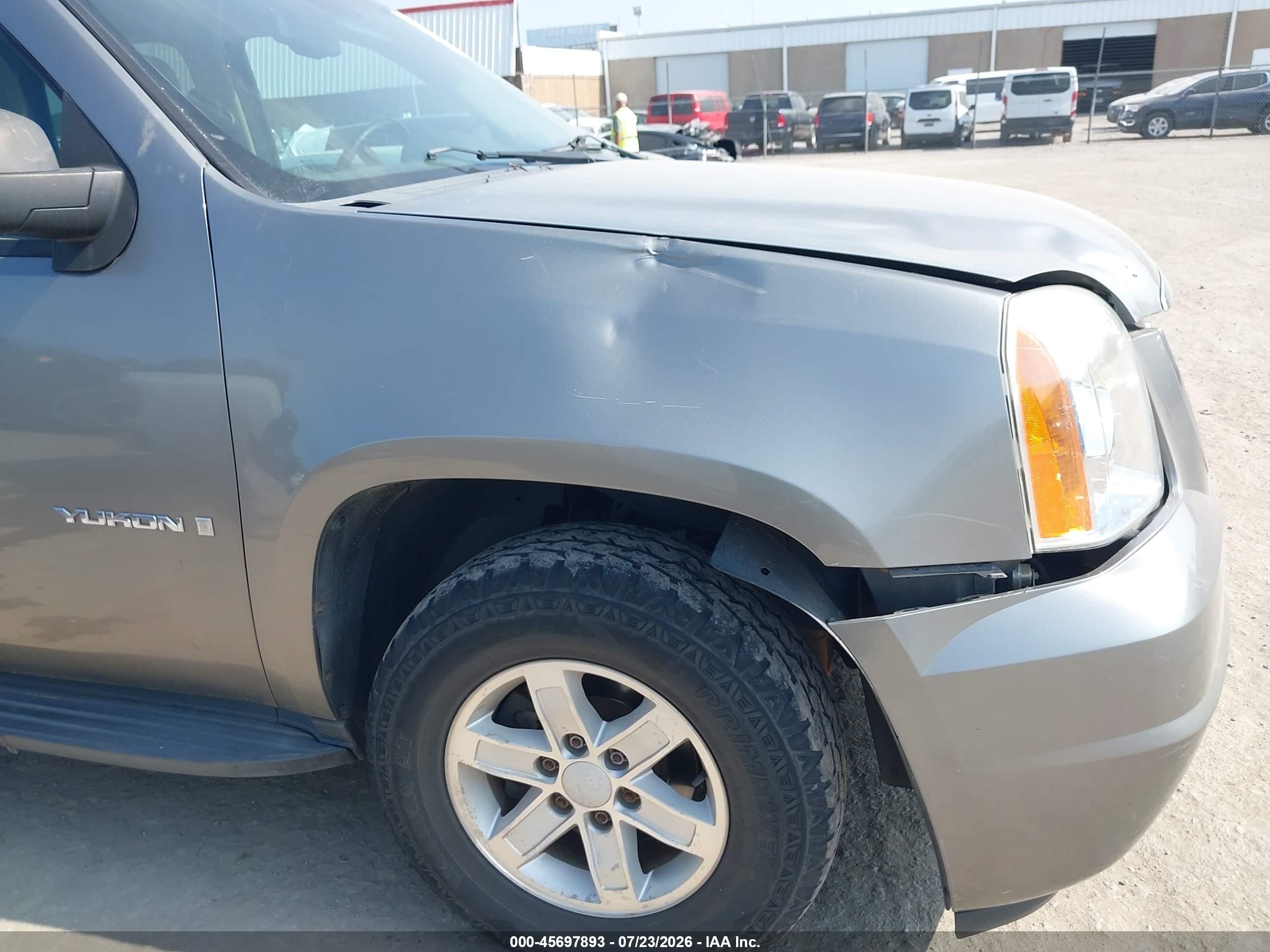 2009 Gmc Yukon Slt W/4sb Gray vin: 1GKFK330X9R244530