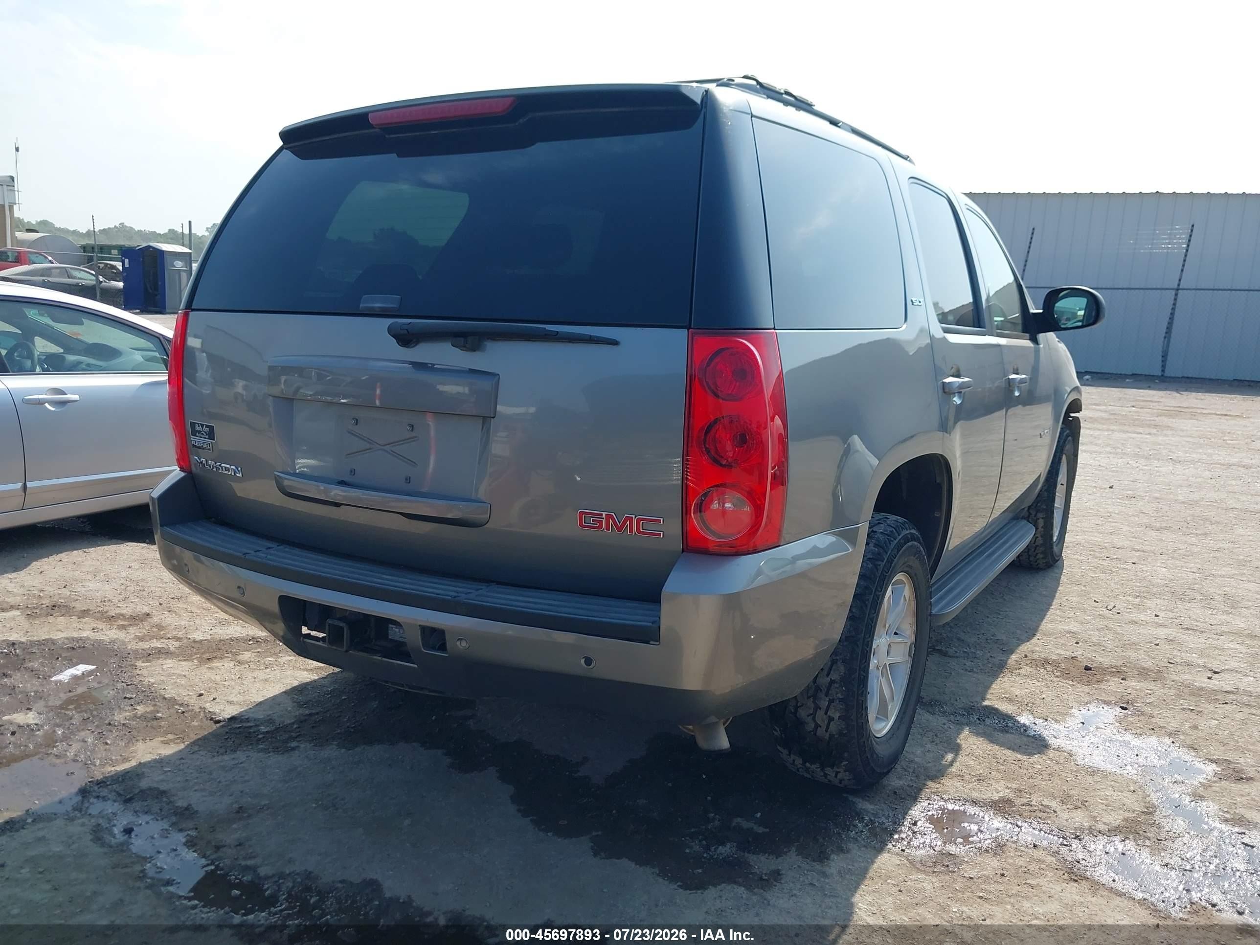 2009 Gmc Yukon Slt W/4sb Gray vin: 1GKFK330X9R244530