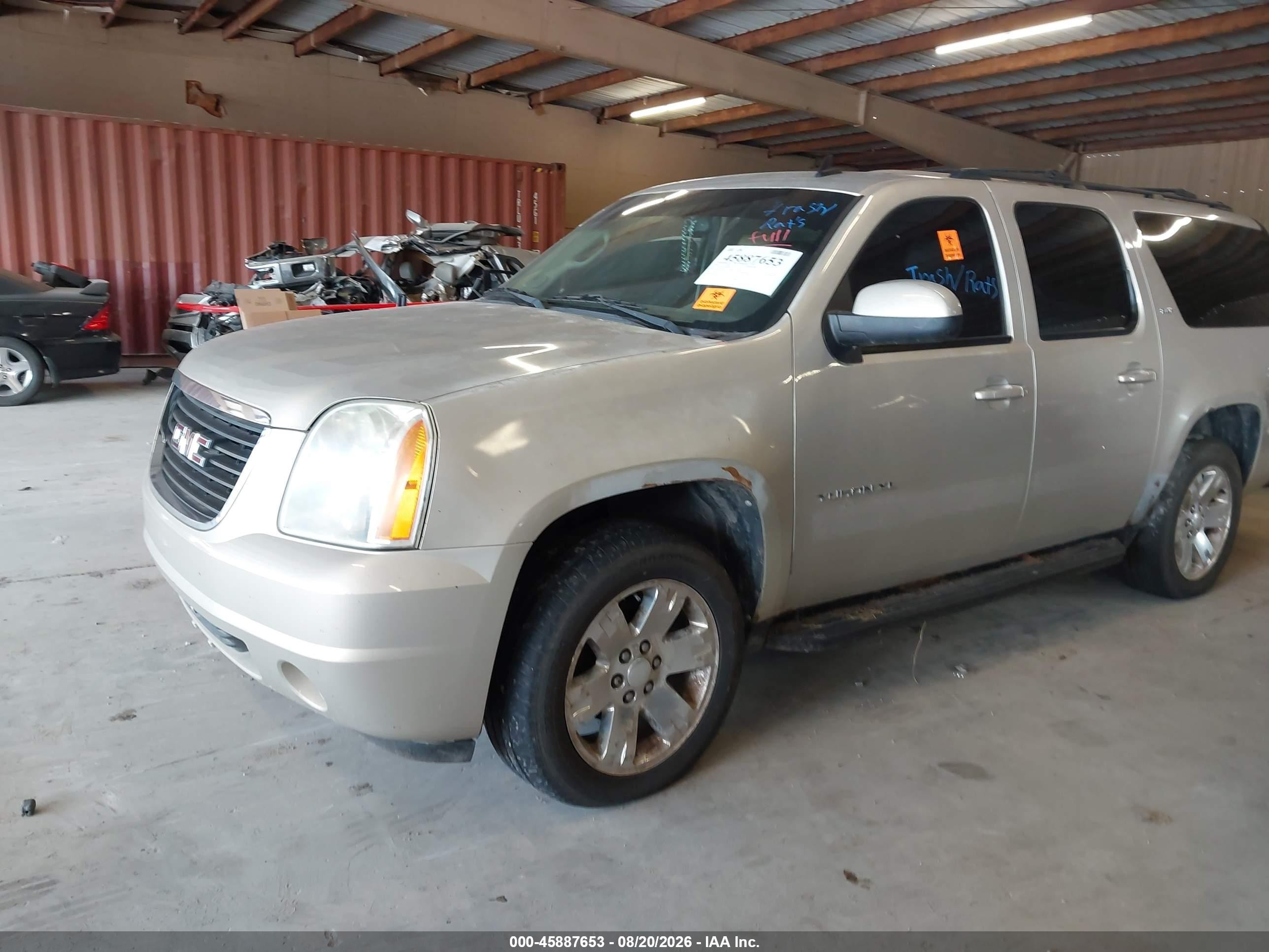 2009 Gmc Yukon Xl Slt W/4sb Gold vin: 1GKFK36309R295055