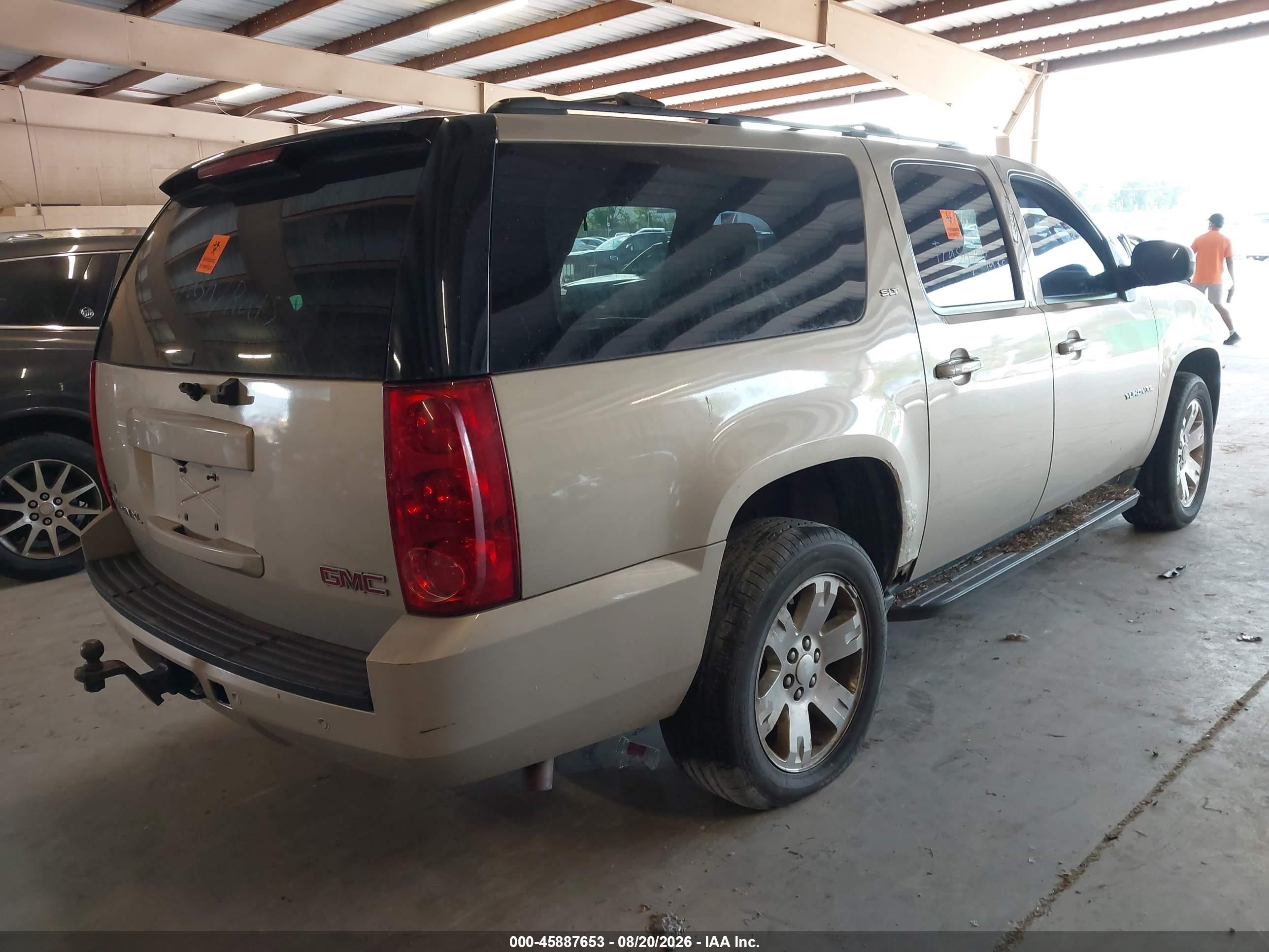 2009 Gmc Yukon Xl Slt W/4sb Gold vin: 1GKFK36309R295055