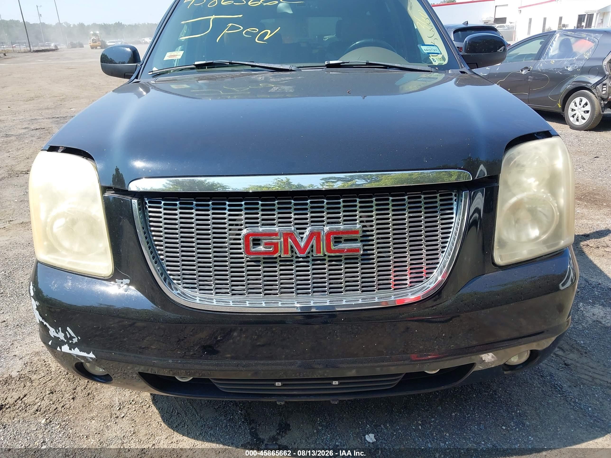 2009 Gmc Yukon Xl Slt W/4sb Black vin: 1GKFK36319R284291