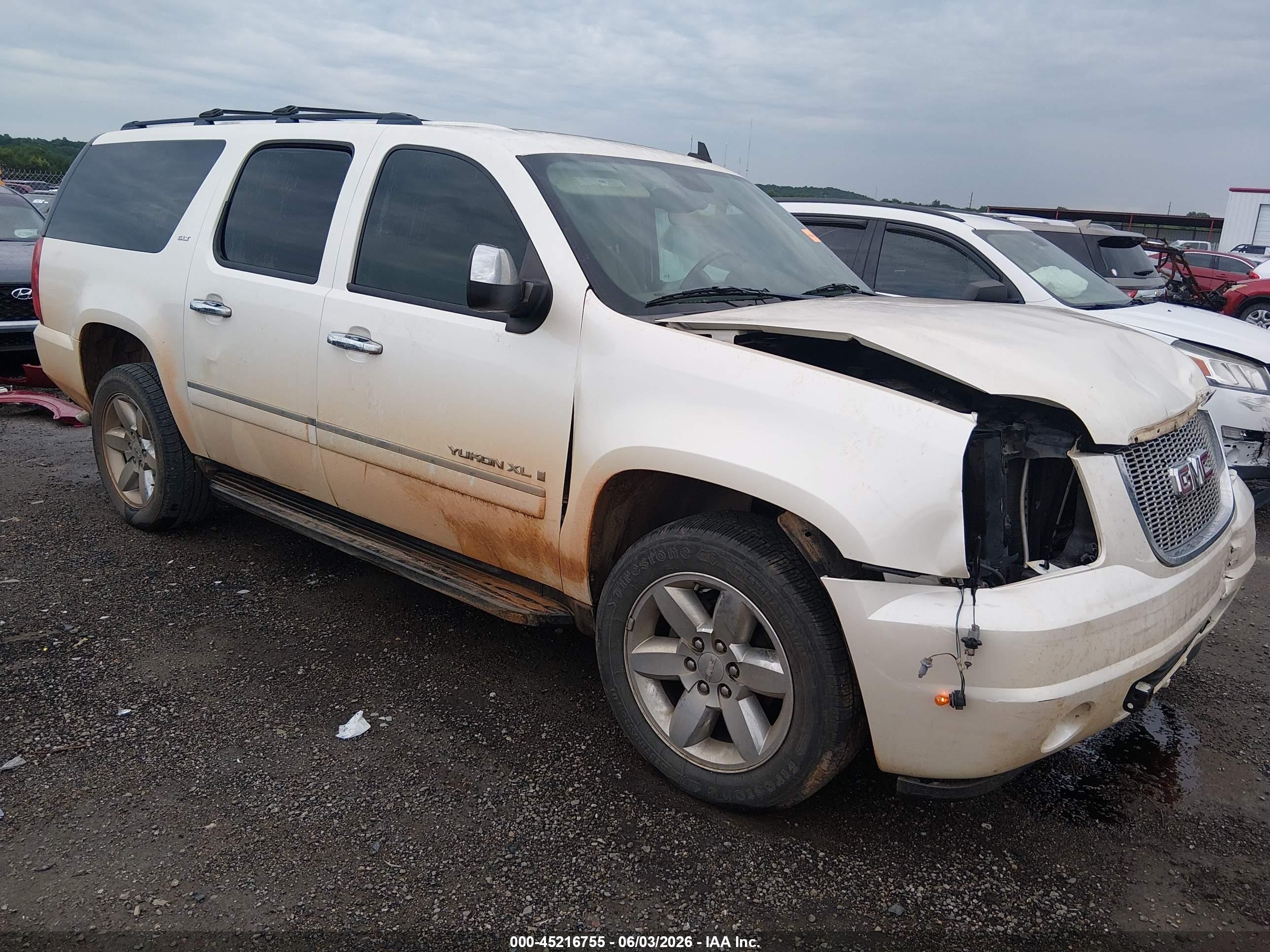 2009 Gmc Yukon Xl 1500 Slt2 White vin: 1GKFK36379R191436