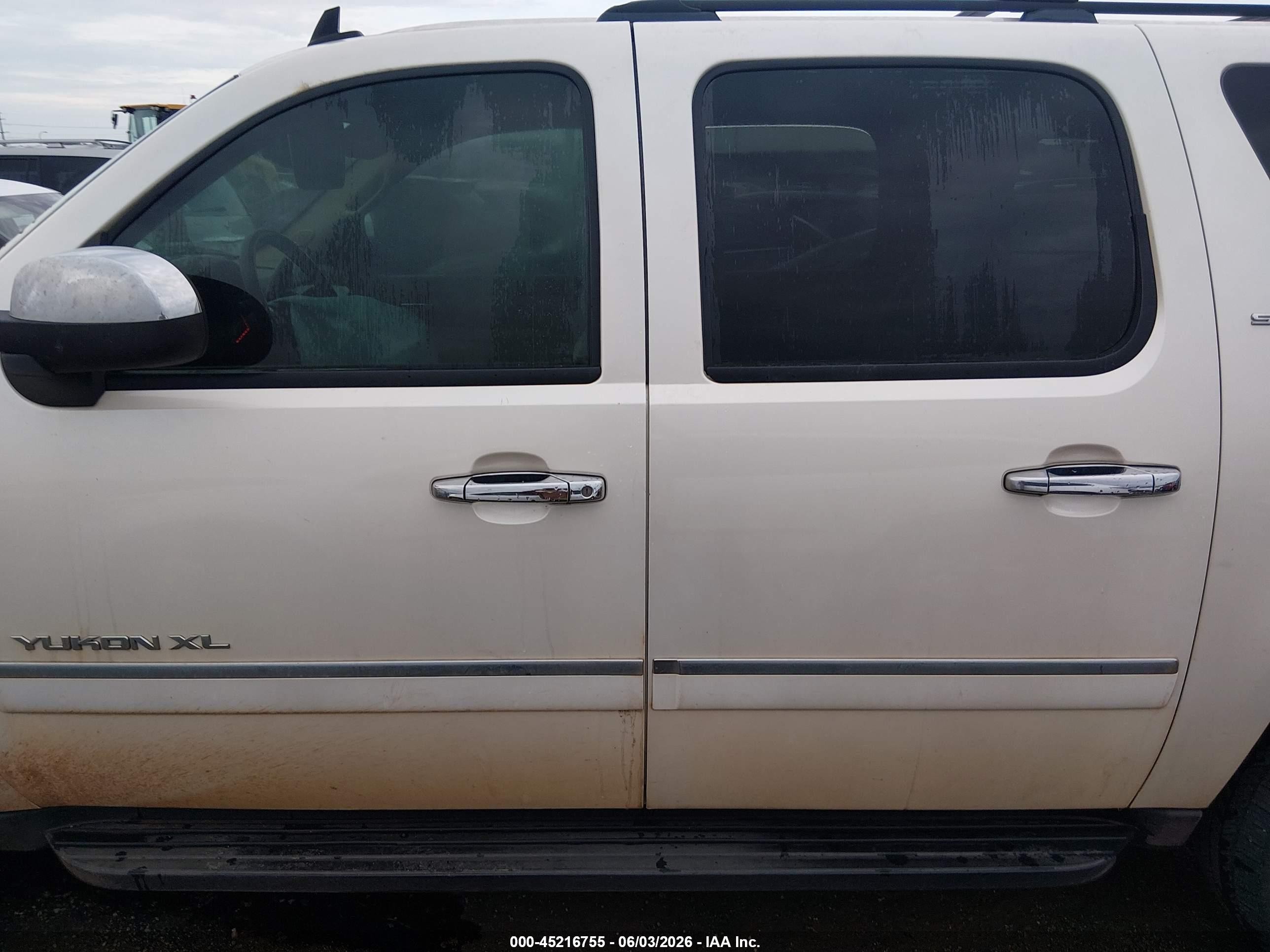 2009 Gmc Yukon Xl 1500 Slt2 White vin: 1GKFK36379R191436