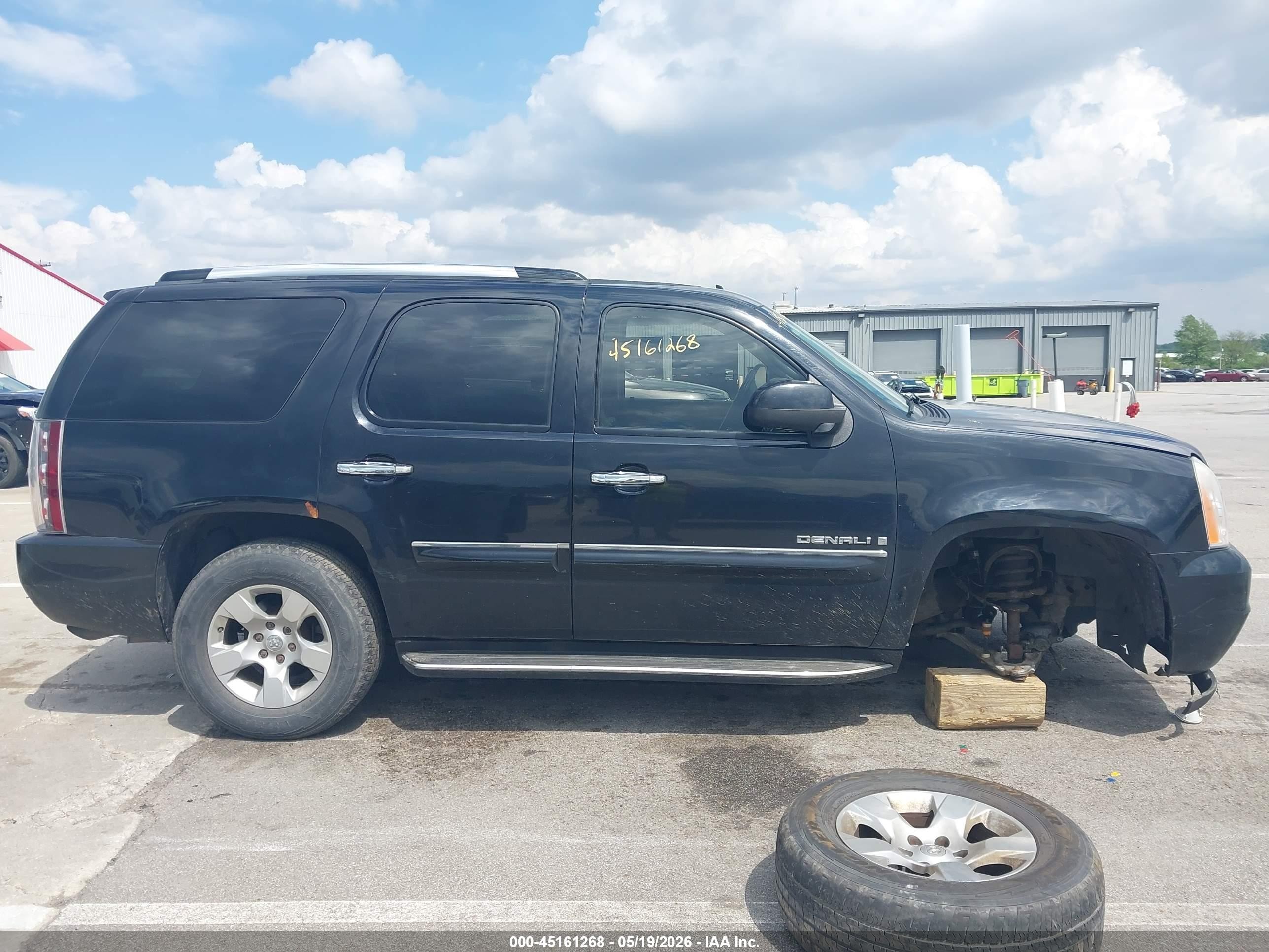 2007 Gmc Yukon Denali Denali Black vin: 1GKFK63807J305211