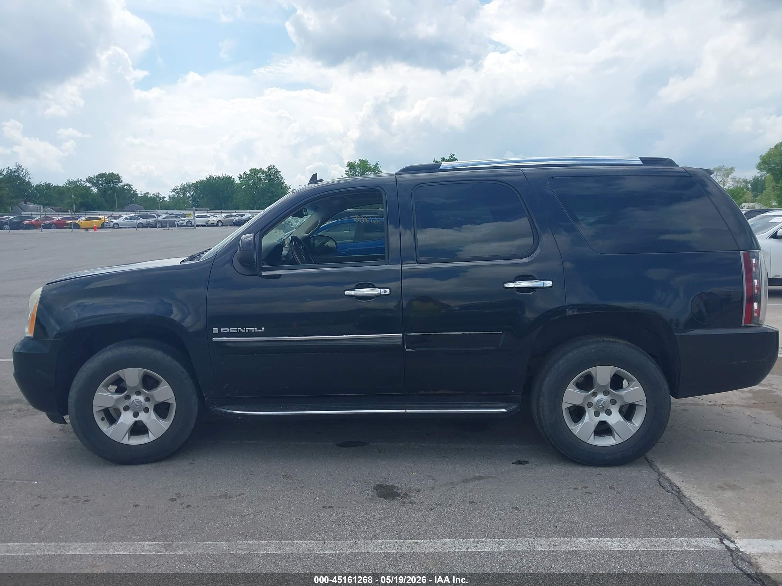 2007 Gmc Yukon Denali Denali Black vin: 1GKFK63807J305211