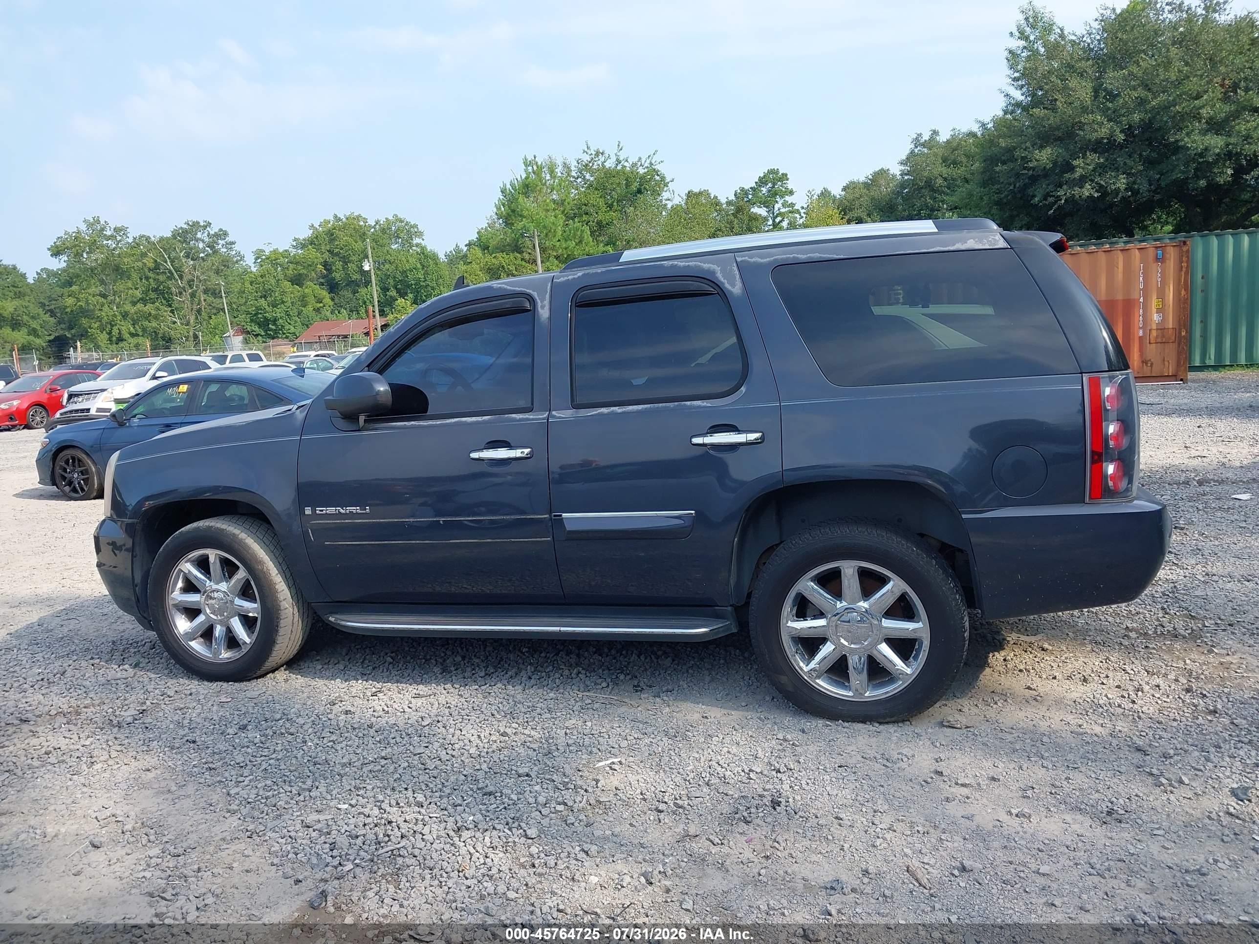2008 Gmc Yukon Denali Gray vin: 1GKFK63808J205658