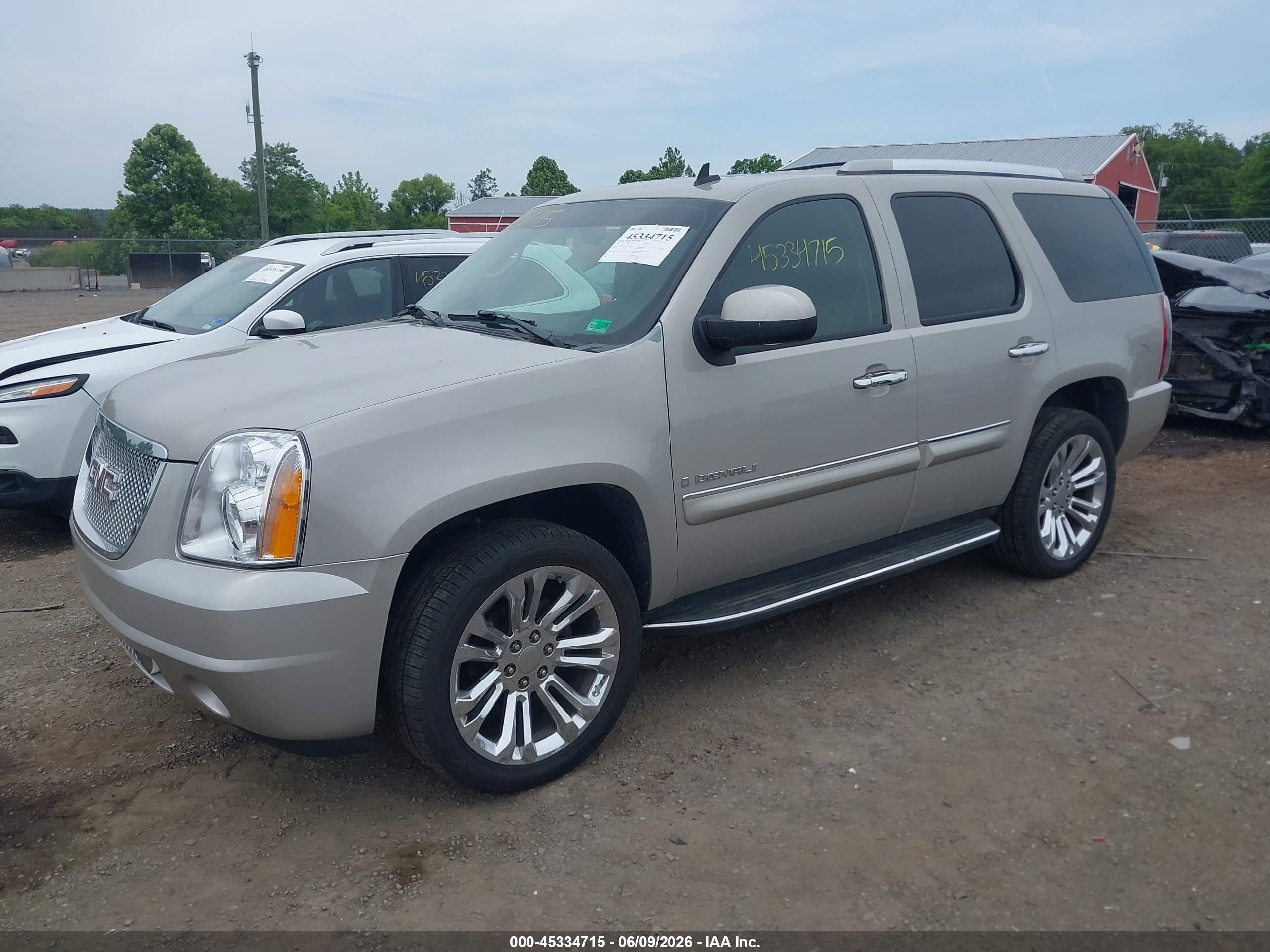 2007 Gmc Yukon Denali Gray vin: 1GKFK63817J337651