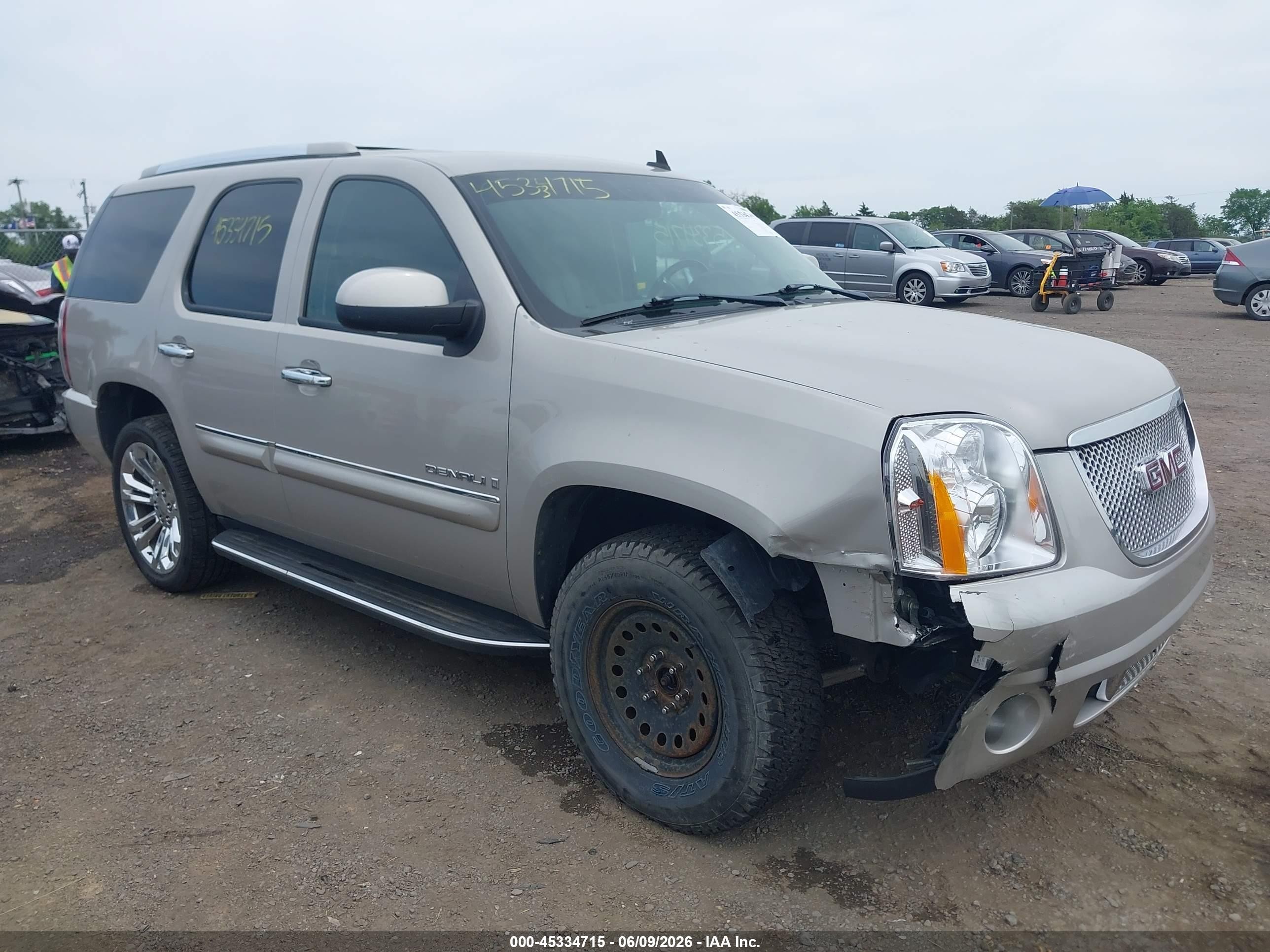 2007 Gmc Yukon Denali Gray vin: 1GKFK63817J337651