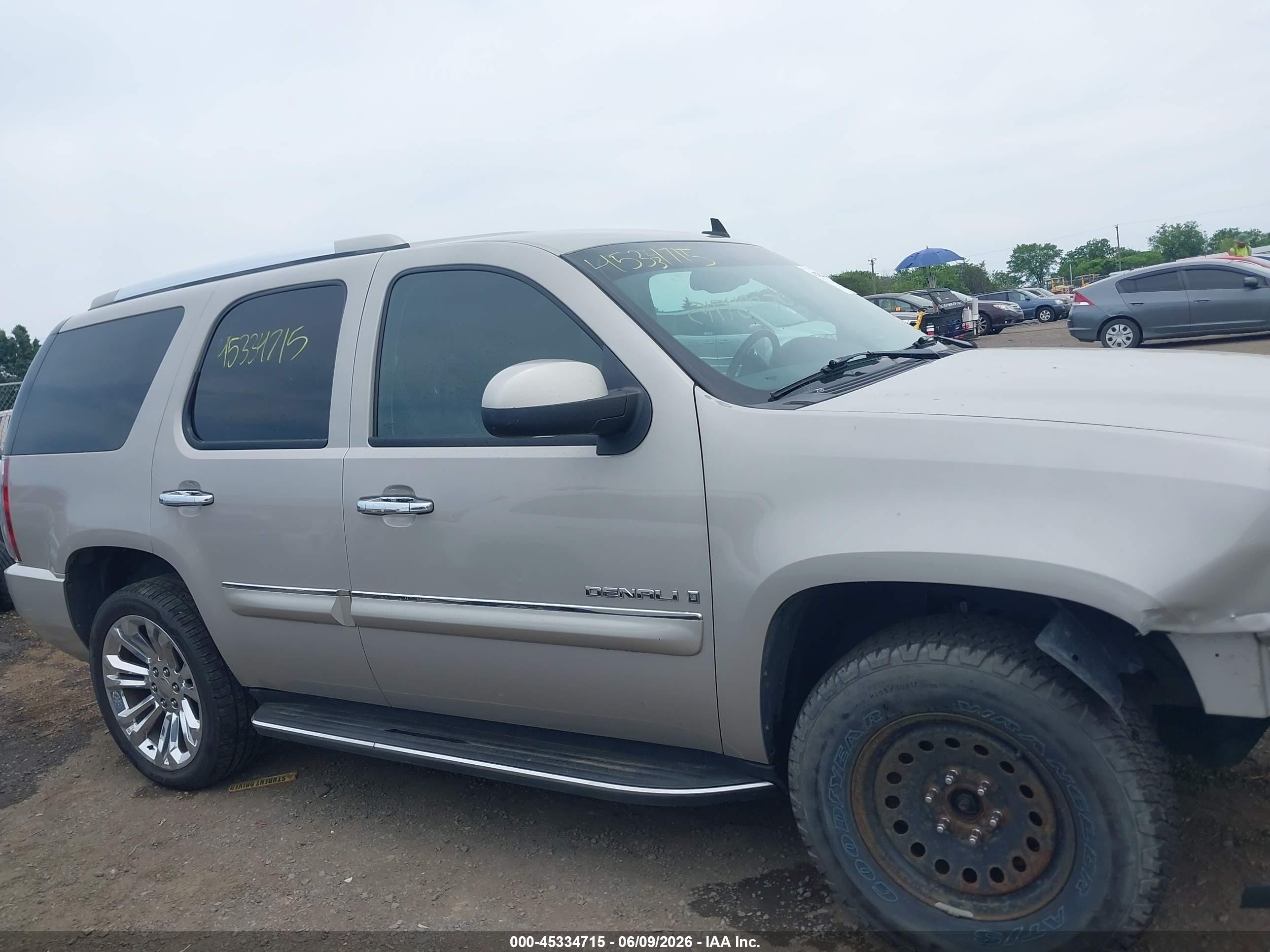 2007 Gmc Yukon Denali Gray vin: 1GKFK63817J337651