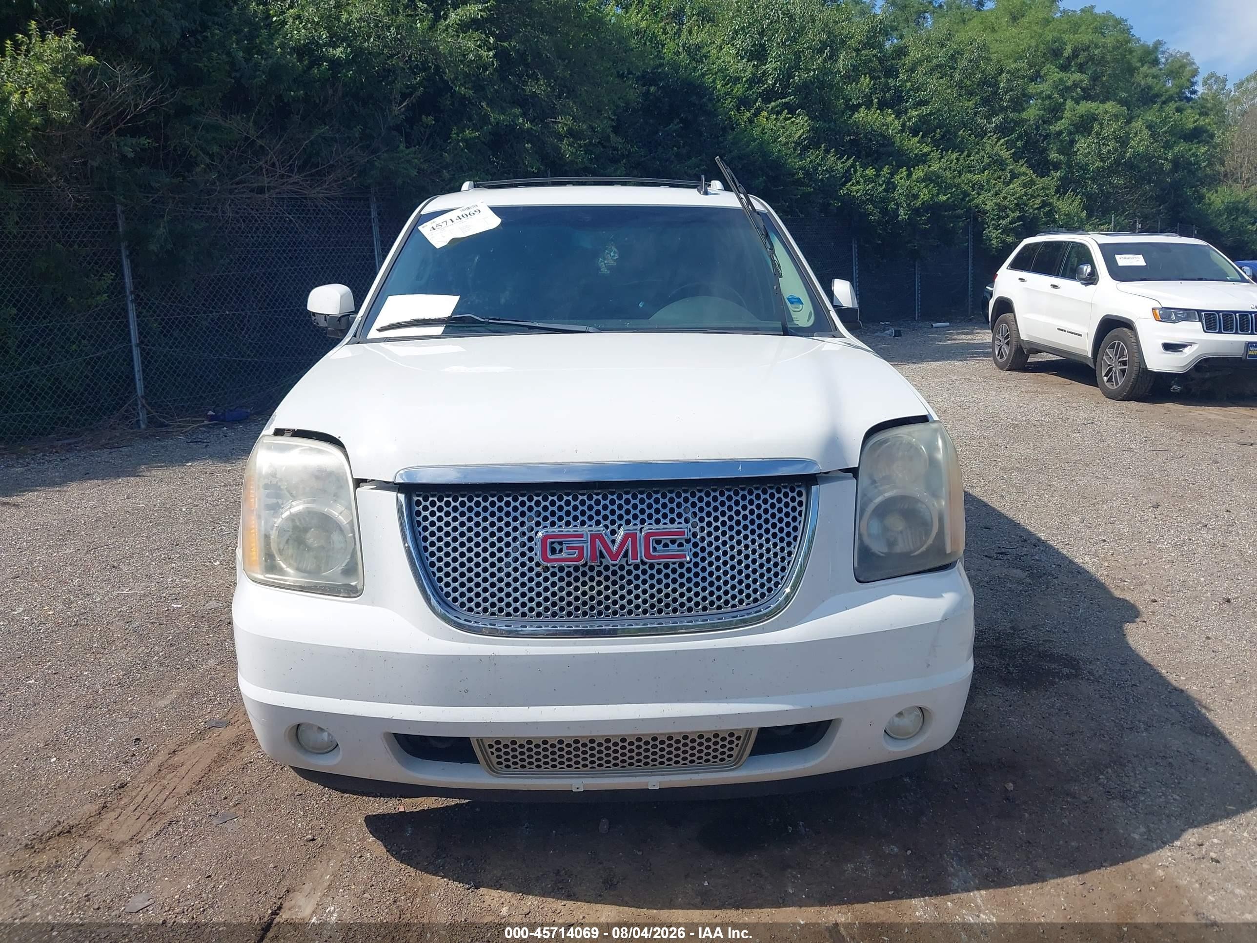 2008 Gmc Yukon Denali White vin: 1GKFK63818J253475