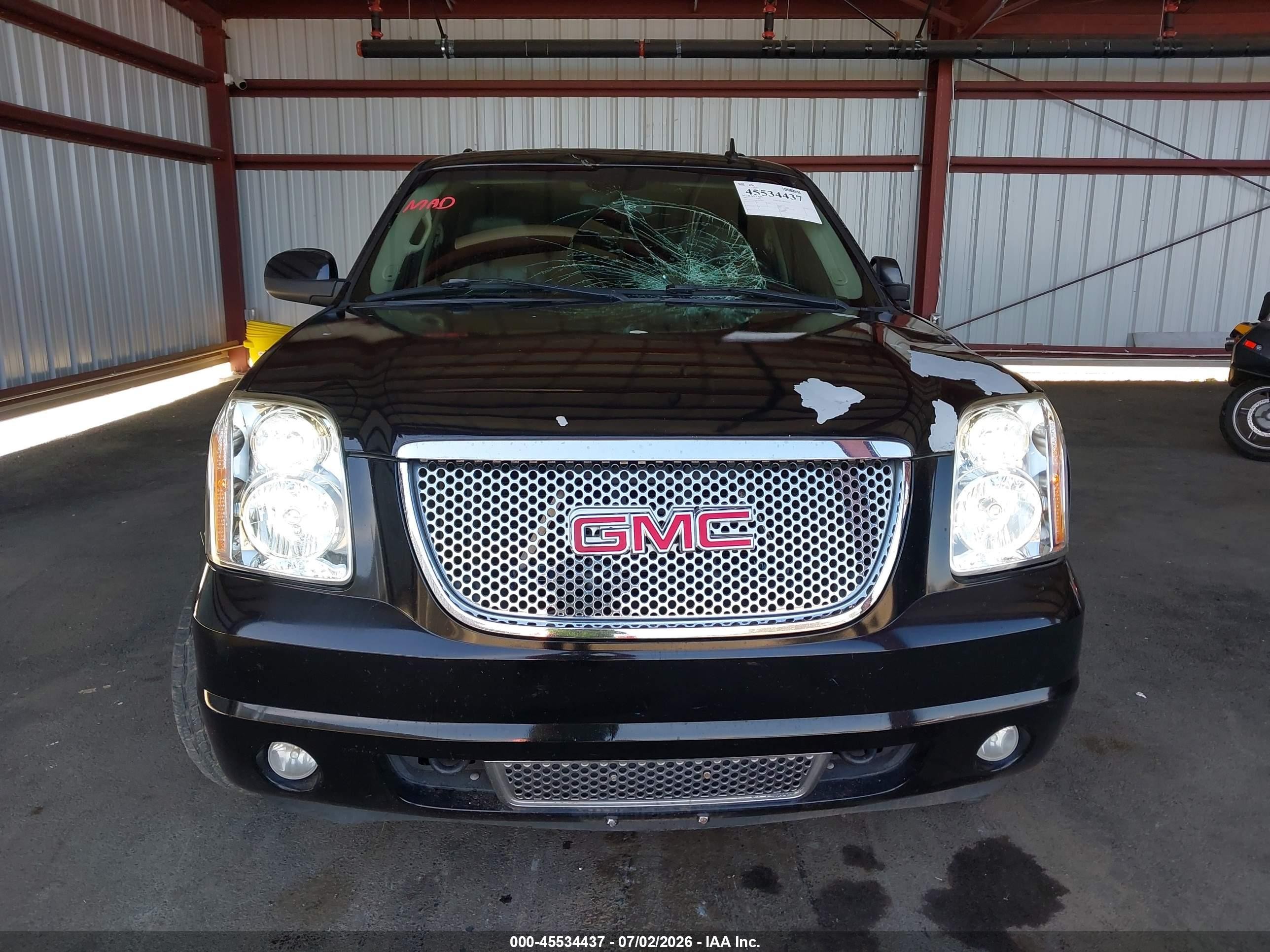2007 Gmc Yukon Denali Denali Black vin: 1GKFK63827J374661