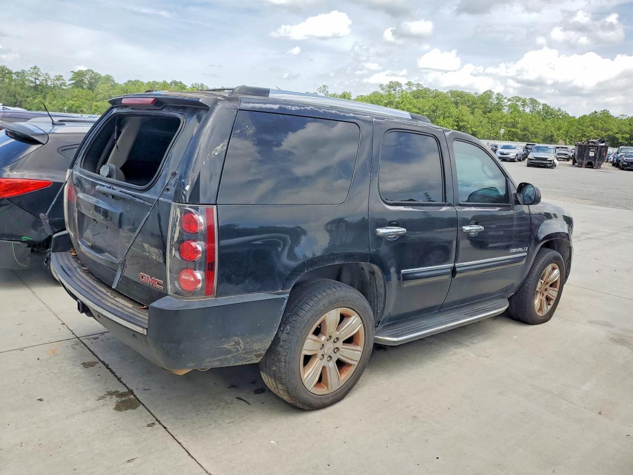 2007 Gmc Yukon Denali Black vin: 1GKFK63837J183735